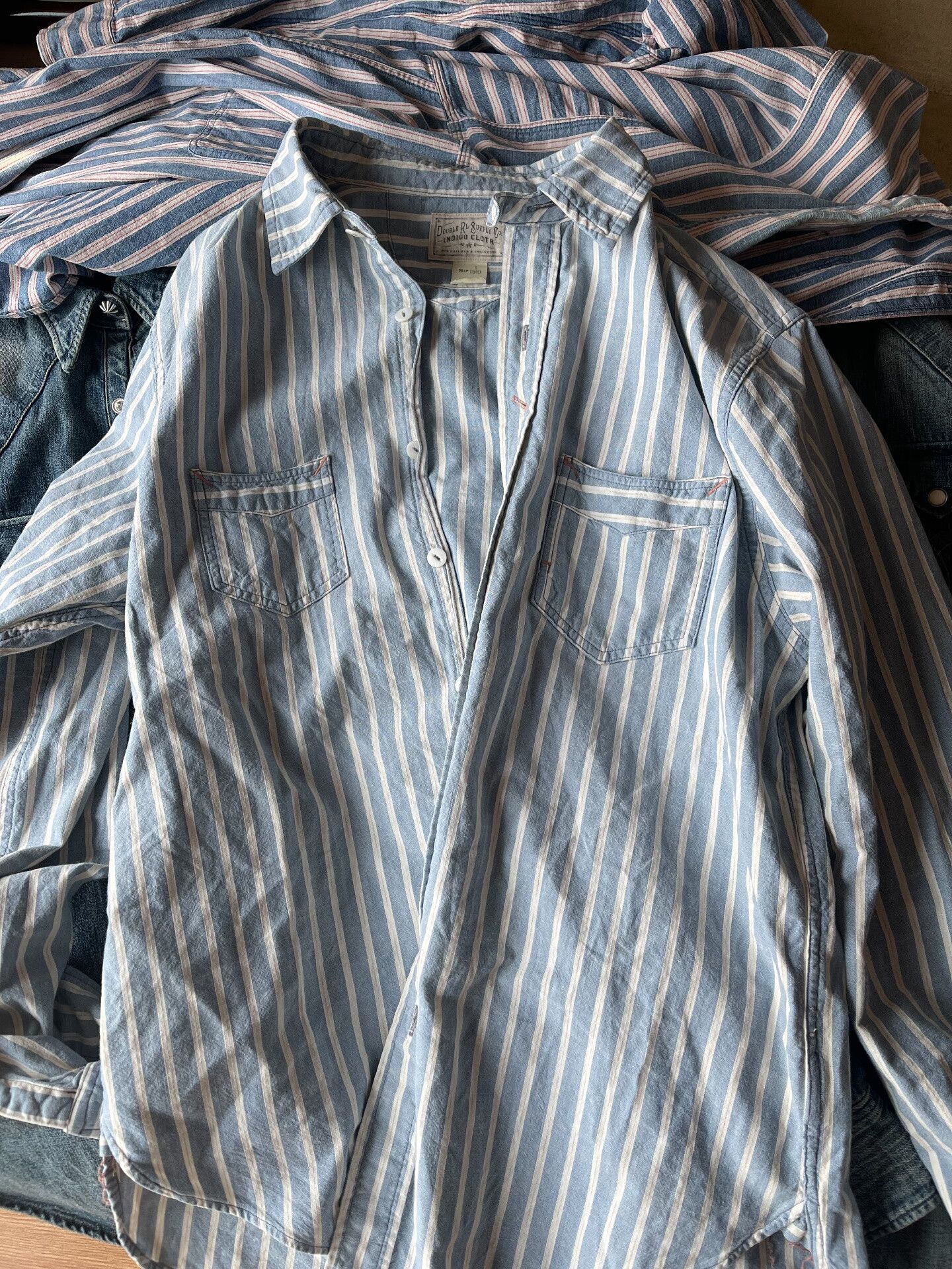RRL Ralph Lauren RRL Double RL Western Striped Shirt Size US S / EU 44-46 / 1 - 1 Thumbnail