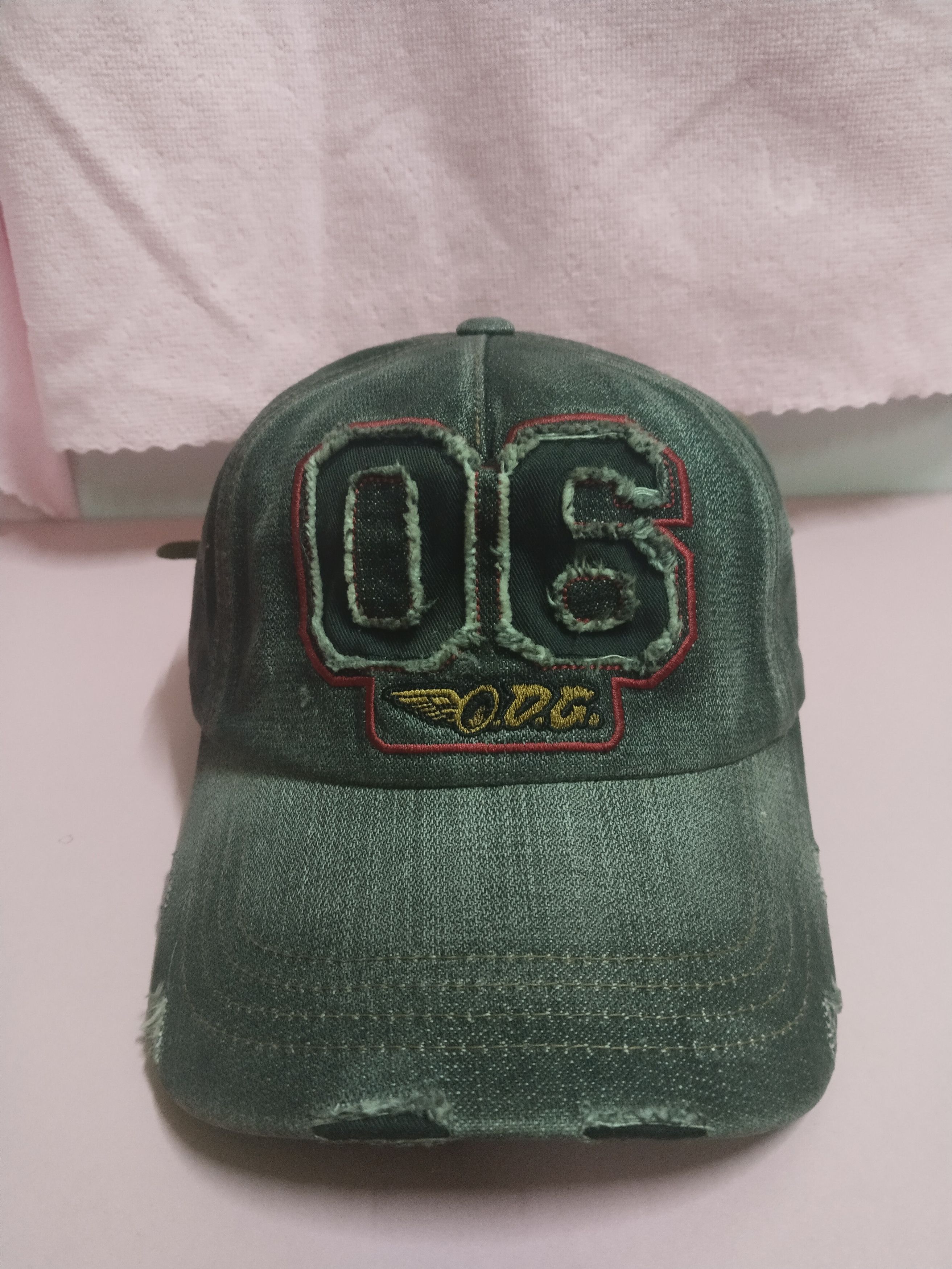 Vintage VINTAGE DISTRESSED DENIM ODG CALIFORNIA USA HAT Size ONE SIZE - 1 Thumbnail