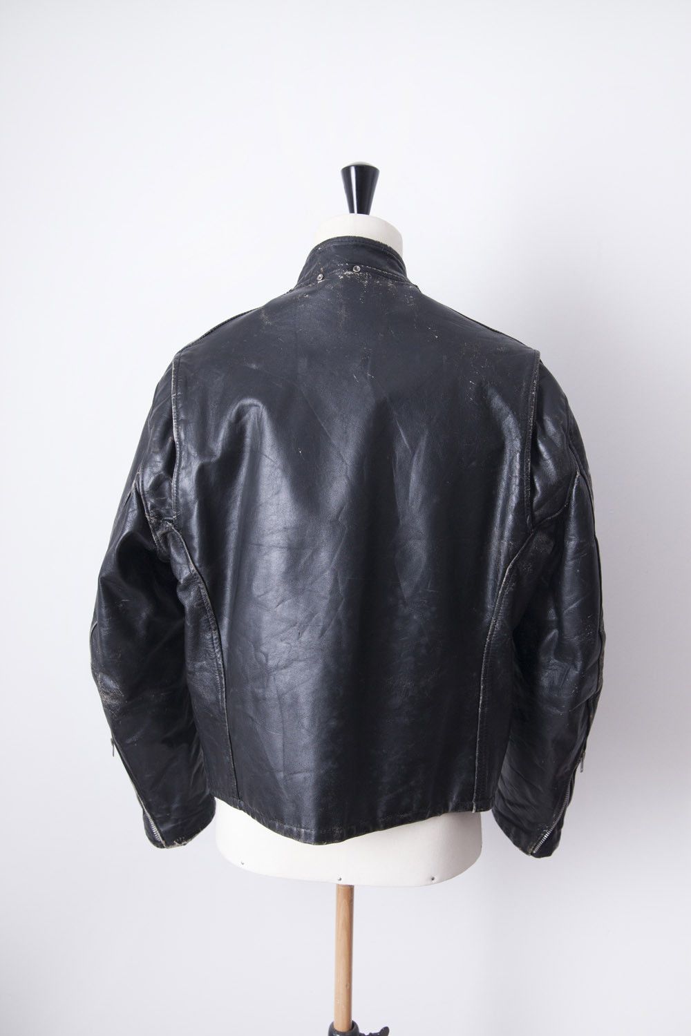 Vintage 1970's single rider leather jacket Size US L / EU 52-54 / 3 - 6 Thumbnail