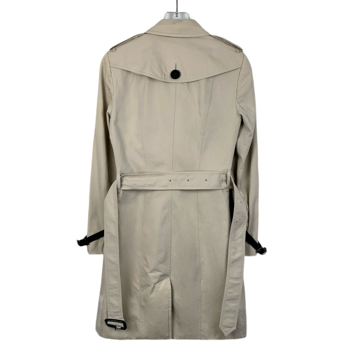 Burberry Burberry Womens Beige Double-Breasted Trench Coat 34 XXS Bel Size XXS / US 00 / IT 34 - 8 Thumbnail