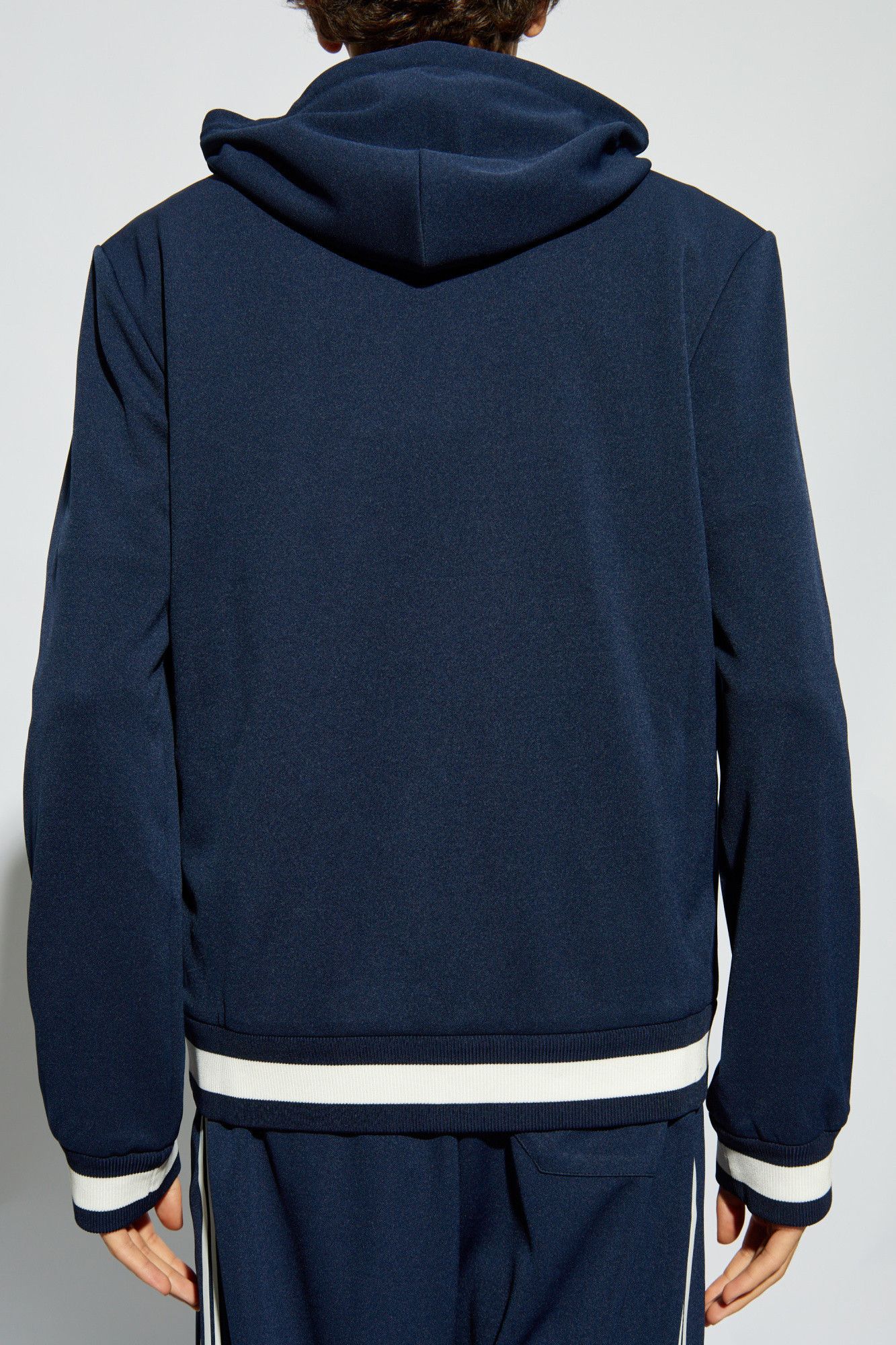 Gucci o1la5ras0426 Technical Jersey Hooded Sweatshirt in Navy Blue Size US XS / EU 42 / 0 - 4 Thumbnail