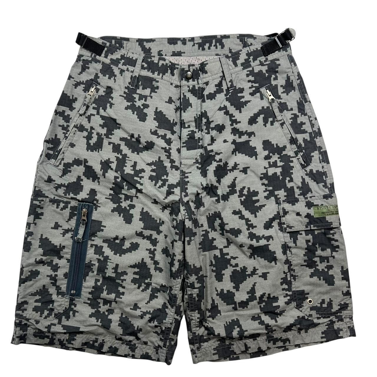 Stussy Vintage 90's Stussy Jorts Camo Cargo Pants | Grailed