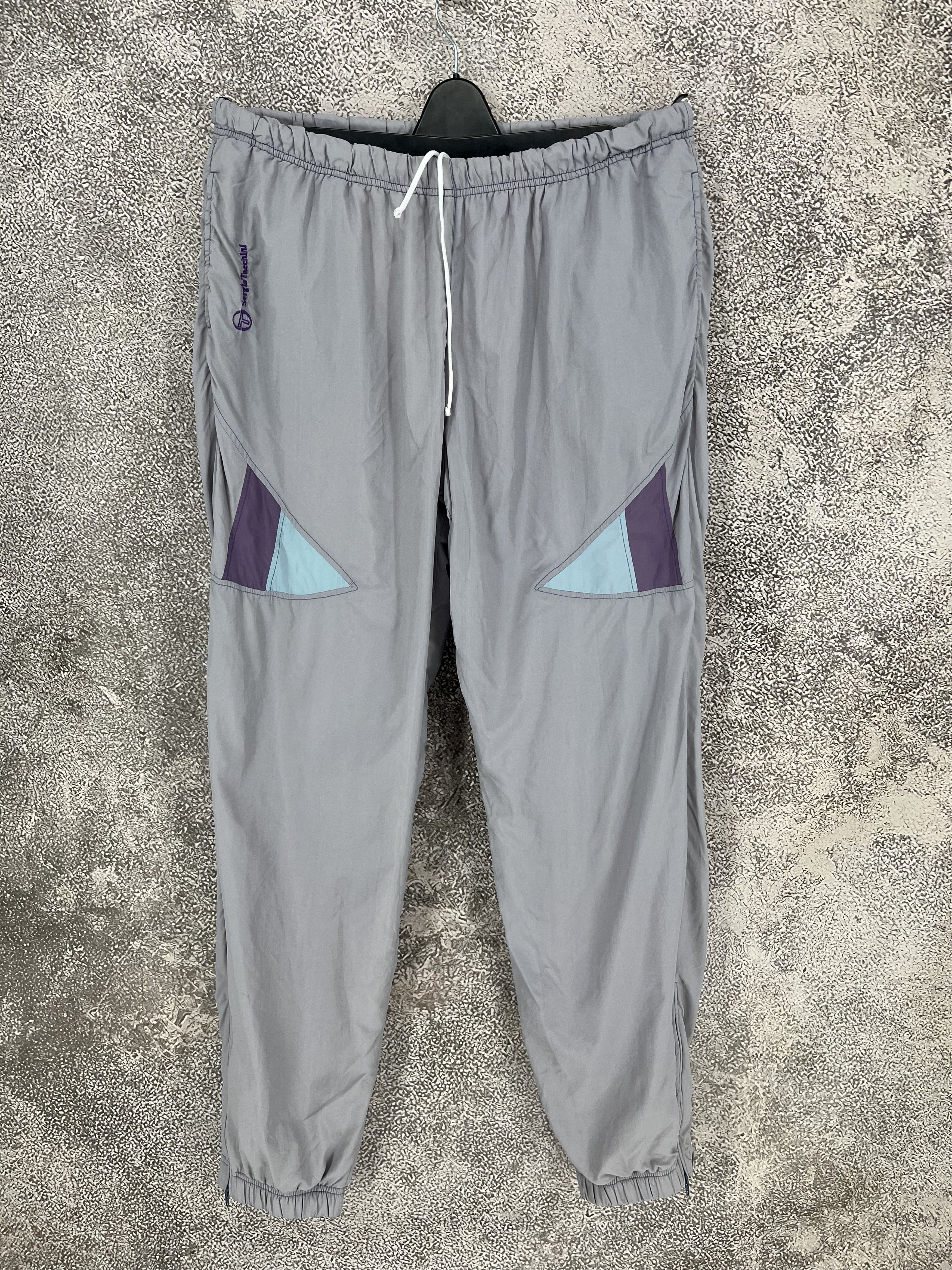 Sergio Tacchini VINTAGE Sergio Tacchini Track Suit Light Jacket + Pants Set Size US M / EU 48-50 / 2 - 14 Thumbnail