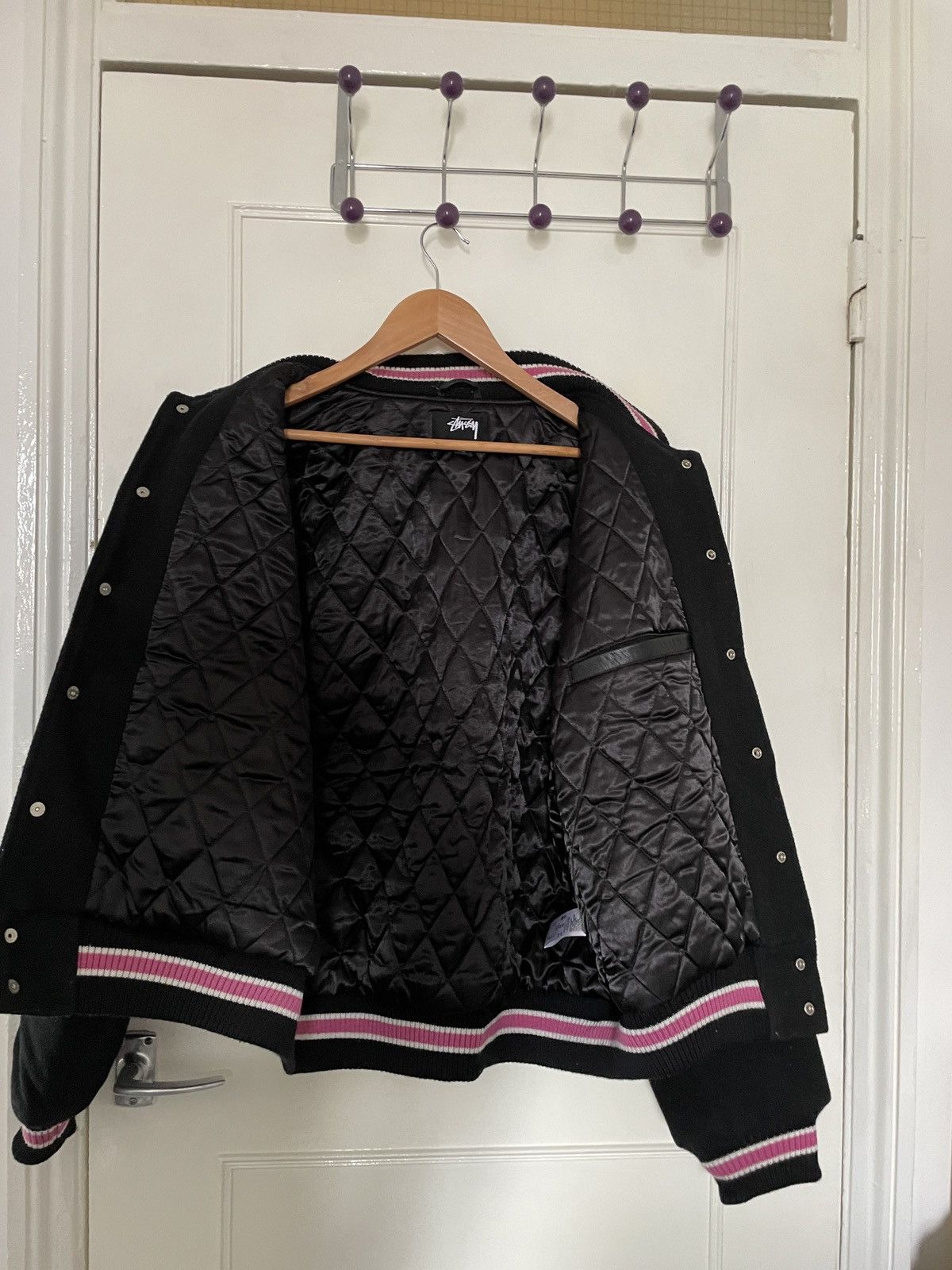 Stussy Stussy S Talk Wool Varsity Jacket Size US M / EU 48-50 / 2 - 3 Thumbnail