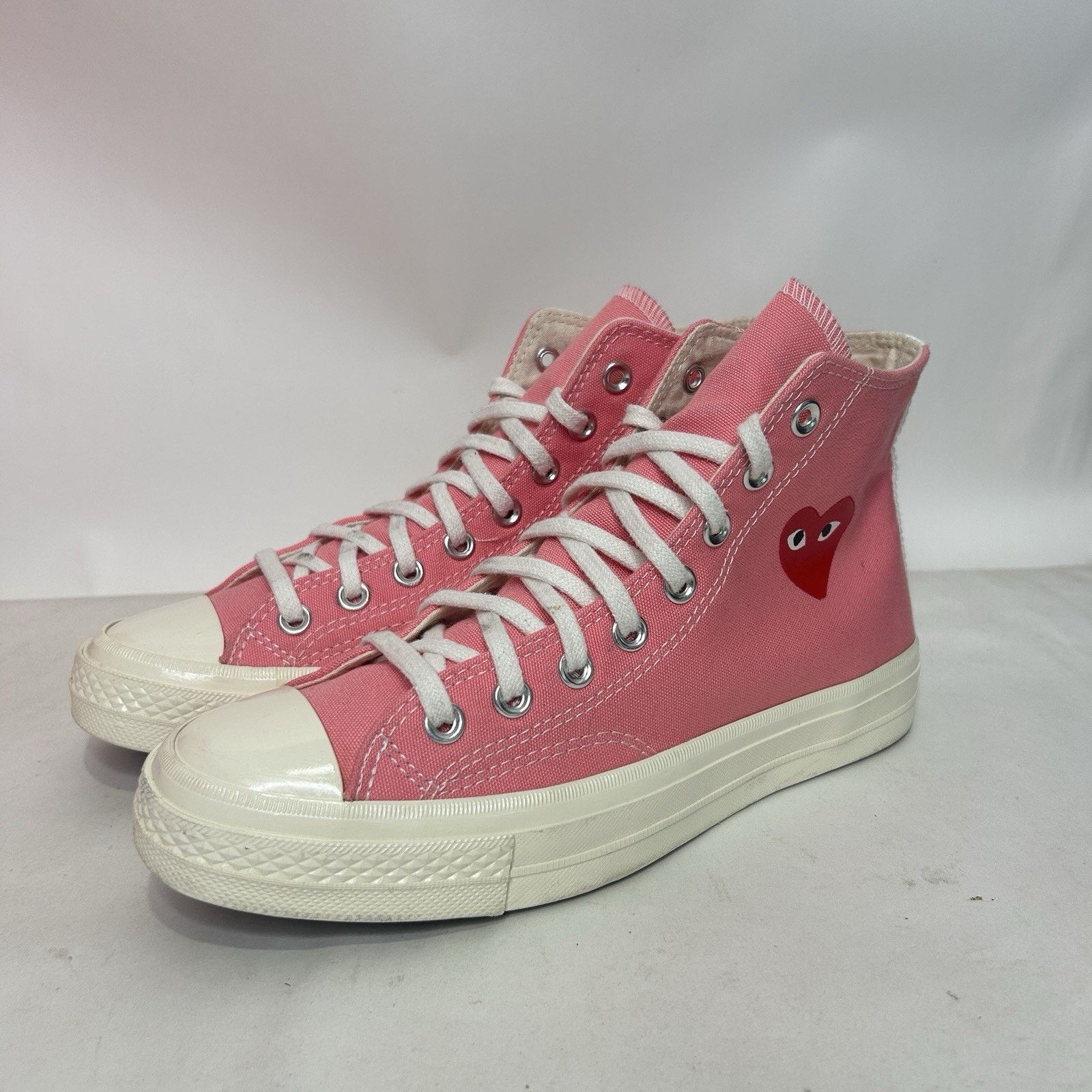 Converse Converse Chuck 70 High x Comme des Garcons Play “Pink” Size US 7.5 / EU 40-41 - 3 Thumbnail