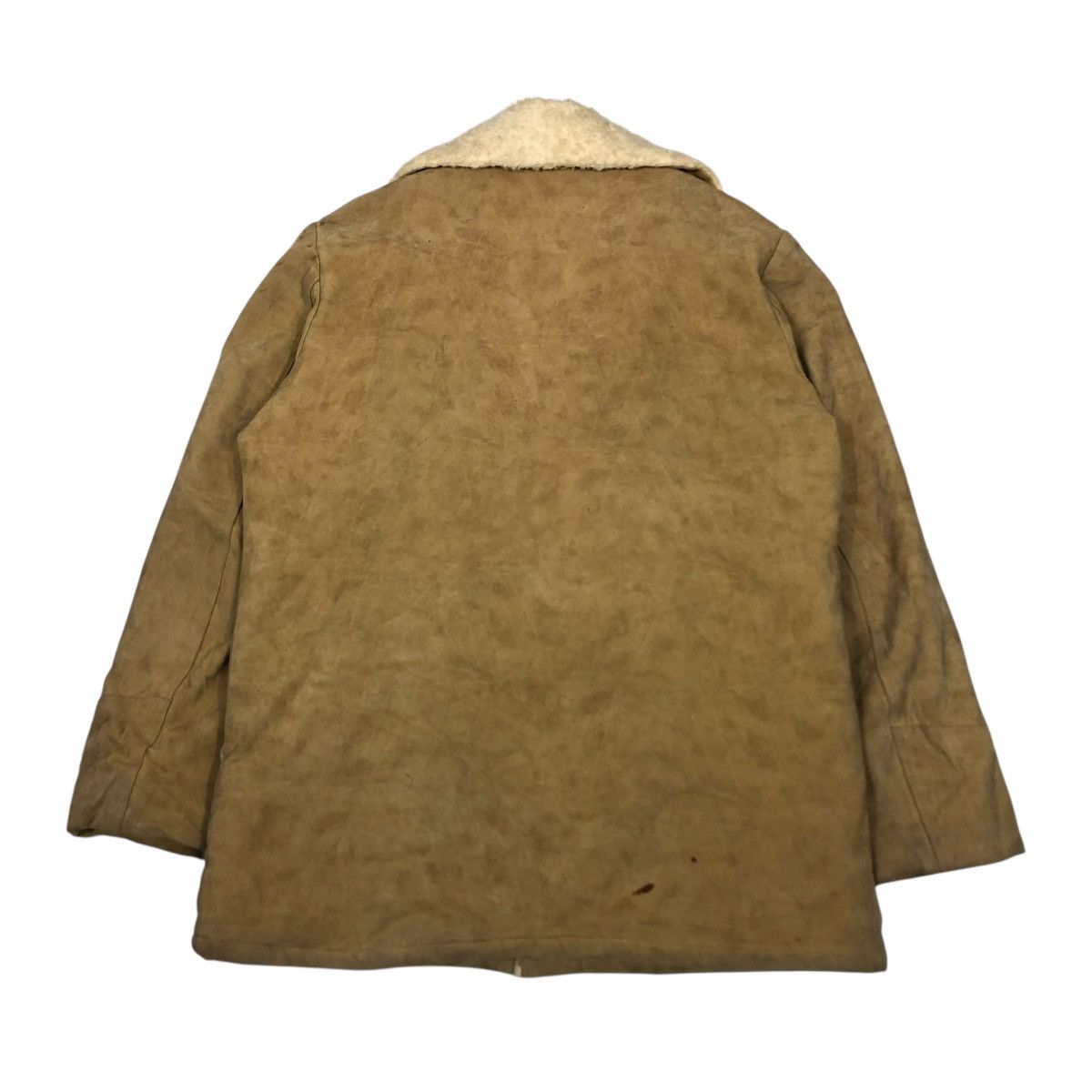 Vintage 🔥VINTAGE SUEDE LEATHER WIMAN BLANKET FUR ISSEY MIYAKE Size US M / EU 48-50 / 2 - 2 Thumbnail