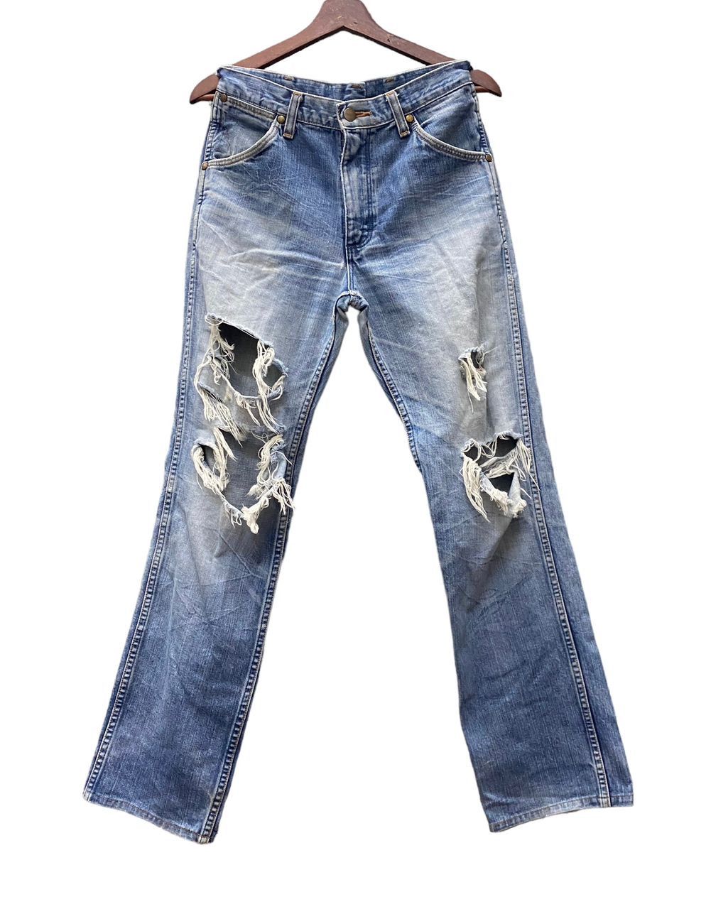 Wrangler 💥BEST OFFER💥VINTAGE 80S WRANGLER EXTRA DURABLE WORK DENIM Size US 30 / EU 46 - 1 Thumbnail