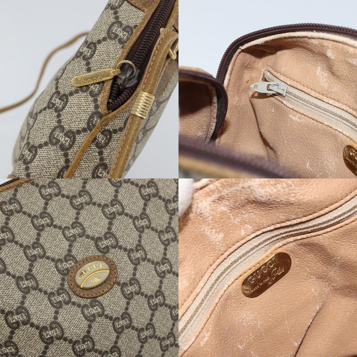 Gucci Gucci GG Plus Shoulder Bag Beige Size ONE SIZE - 12 Thumbnail