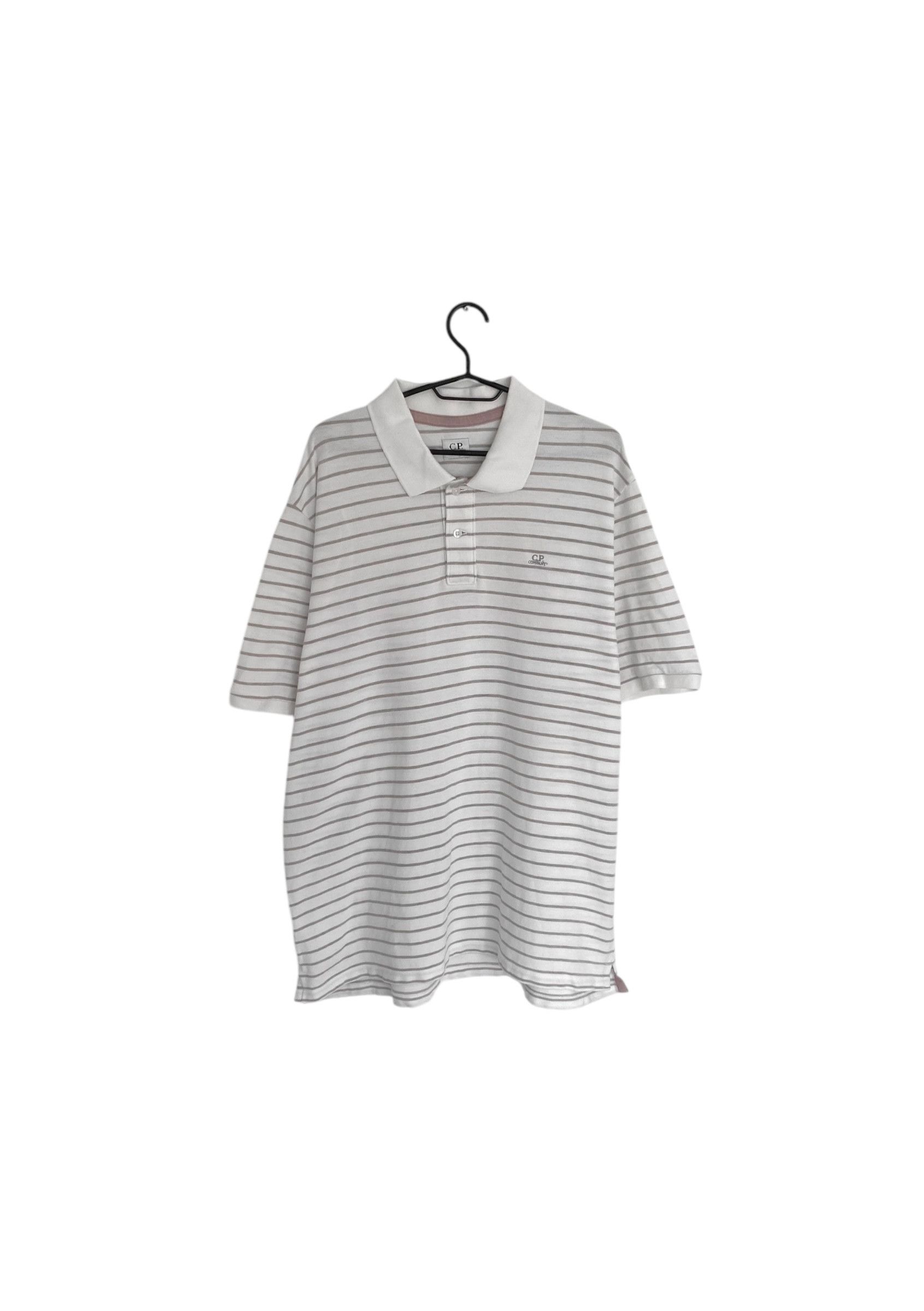 C.P. Company striped polo shirt Size US XL / EU 56 / 4 - 1 Thumbnail