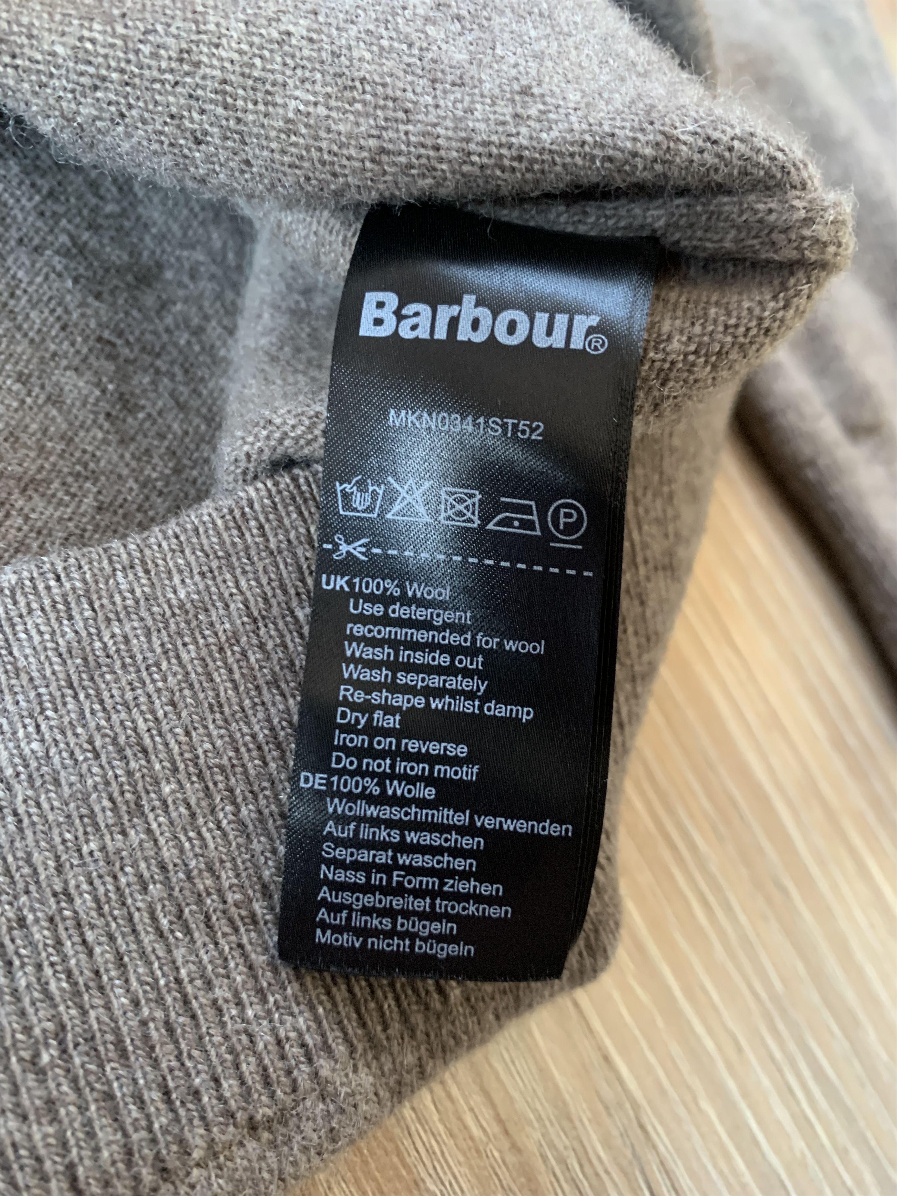 Barbour Barbour Mens Wool Sweater Size US M / EU 48-50 / 2 - 6 Thumbnail