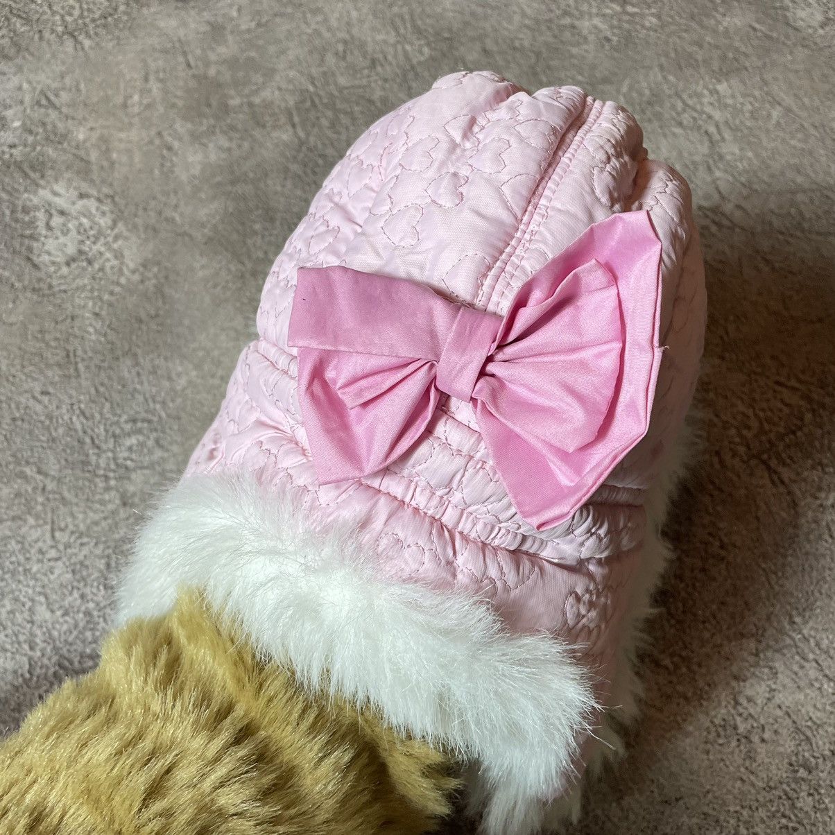 Vintage Vintage 90s Pink Mohair Fuzzy Beanie Coquette Y2K Worn In OS Size ONE SIZE - 3 Thumbnail