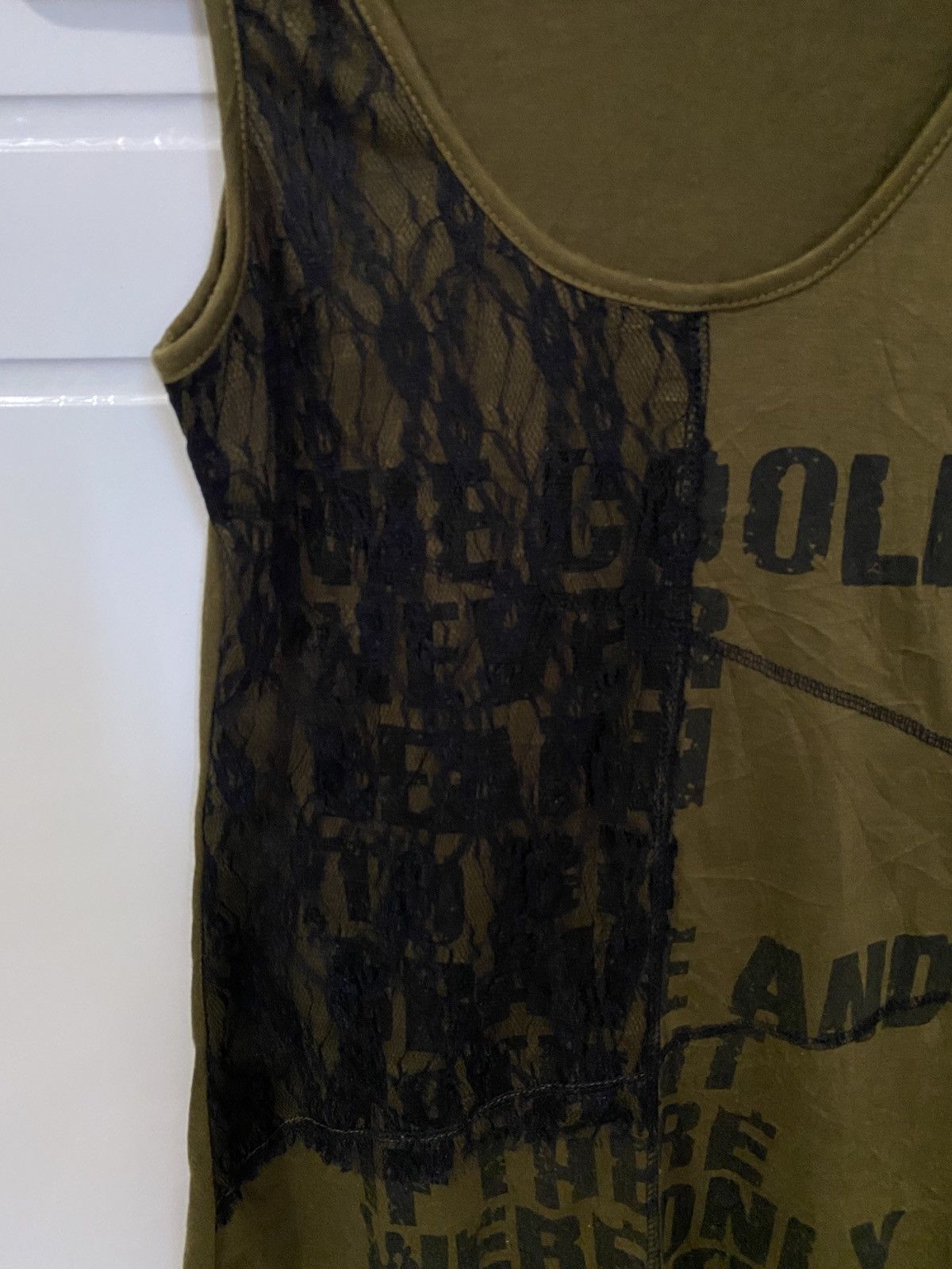 Yasuyuki Ishii JAPANESE BRAND EDGE LINE PUNK GOTHIC SLEEVELESS TANK TOP Size US S / EU 44-46 / 1 - 6 Thumbnail