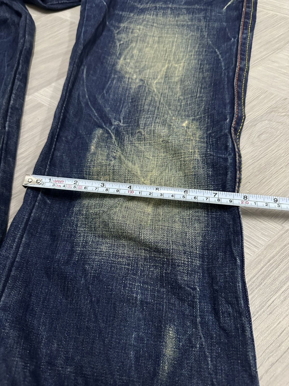 If Six Was Nine Vintage Y2K Red Pepper Denim Mudmax Wash Pant Size US 28 / EU 44 - 14 Thumbnail