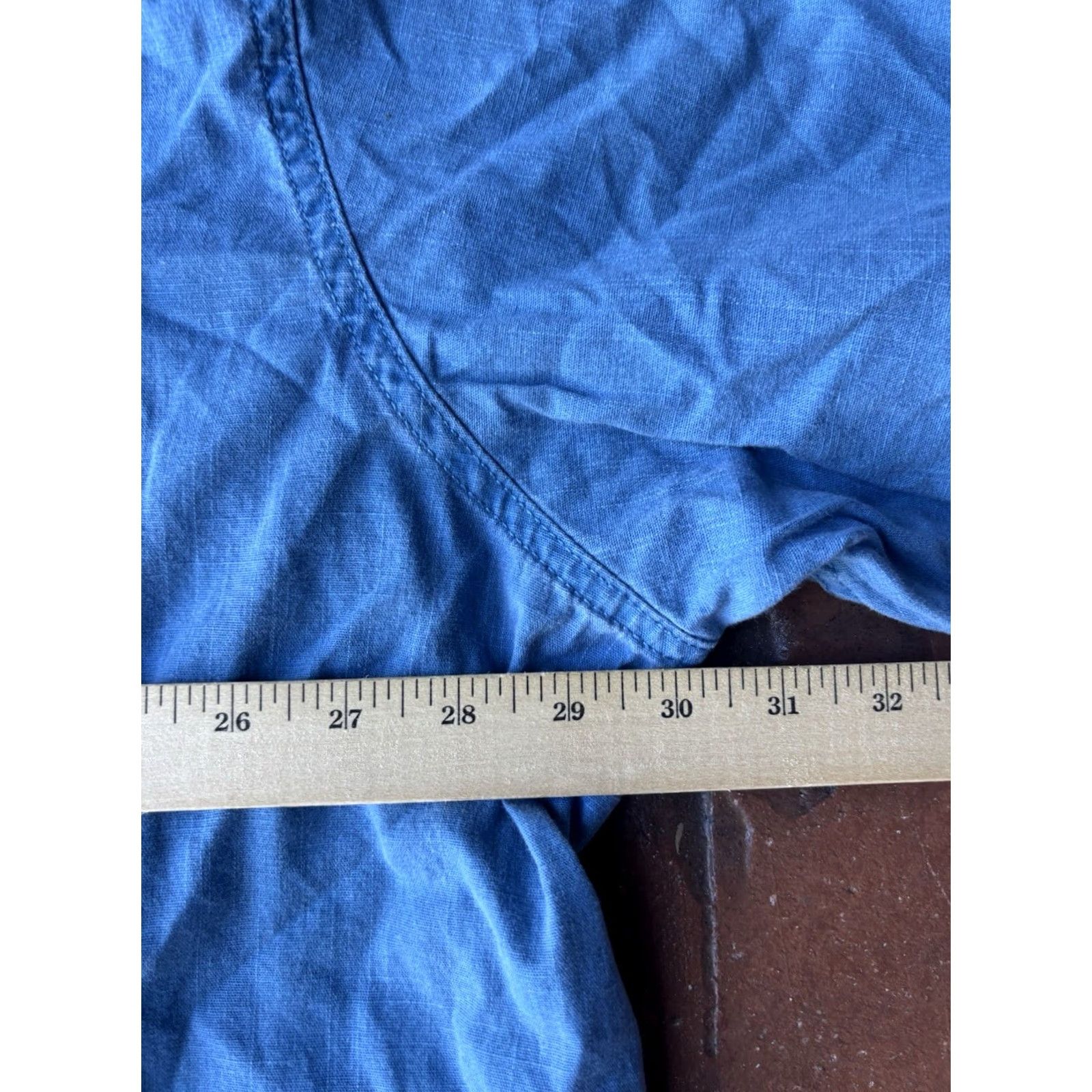 Vintage The Foundry Supply Button-Down Short Sleeve Shirt Men’s 3XL Blue Size US XXL / EU 58 / 5 - 4 Thumbnail