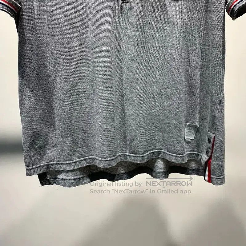 Thom Browne Thom Browne Gray Cotton Men's Polo Shirt . Size US M / EU 48-50 / 2 - 4 Thumbnail
