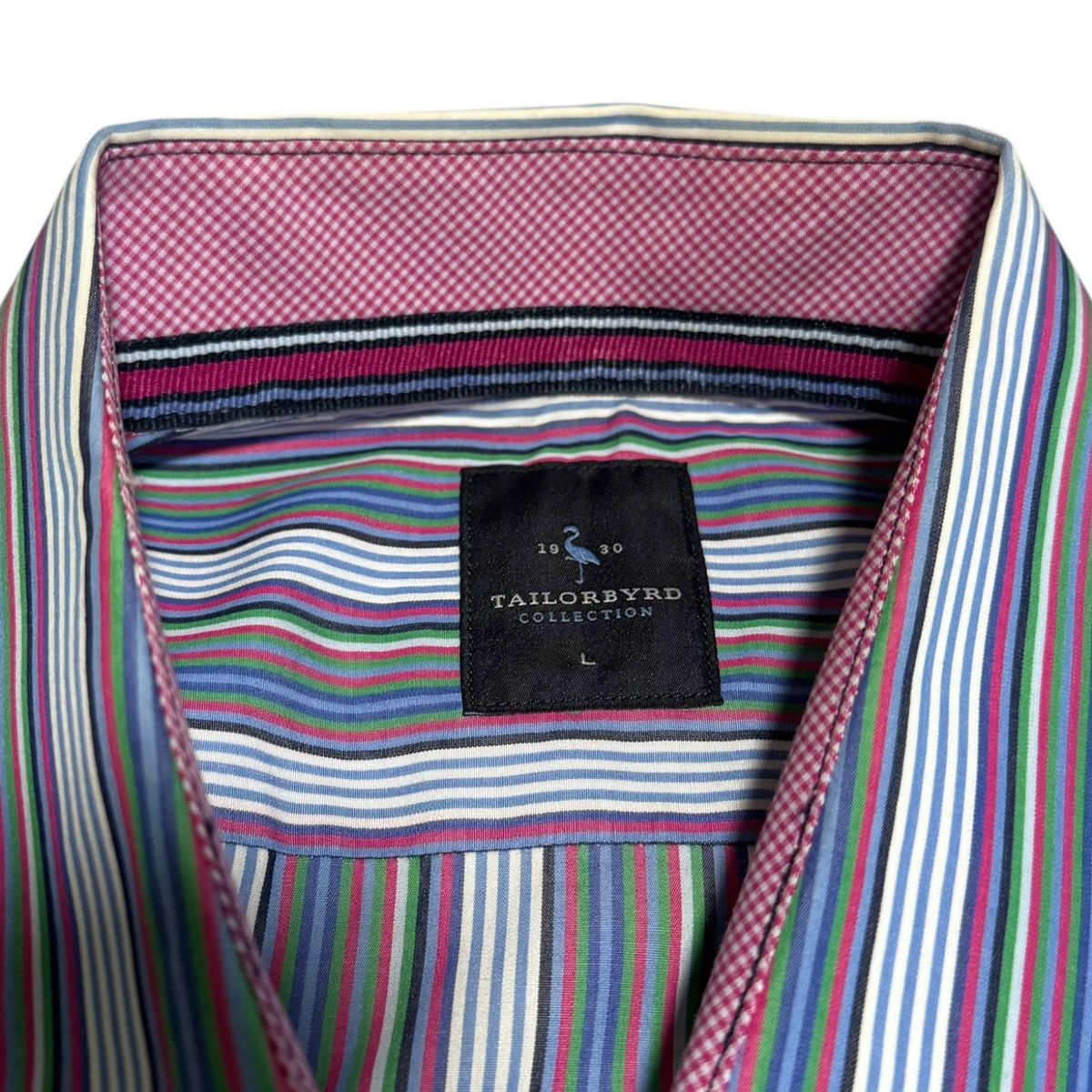 Tailorbyrd Tailorbyrd Multicolor Striped Button Down Shirt Men’s Large Size US L / EU 52-54 / 3 - 5 Thumbnail