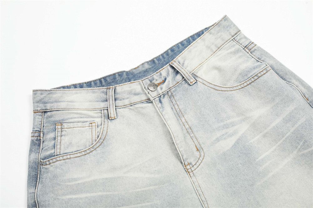 Japanese Brand × Jean American cleanfit retro loose washed distressed jeans Size US 32 / EU 48 - 4 Thumbnail