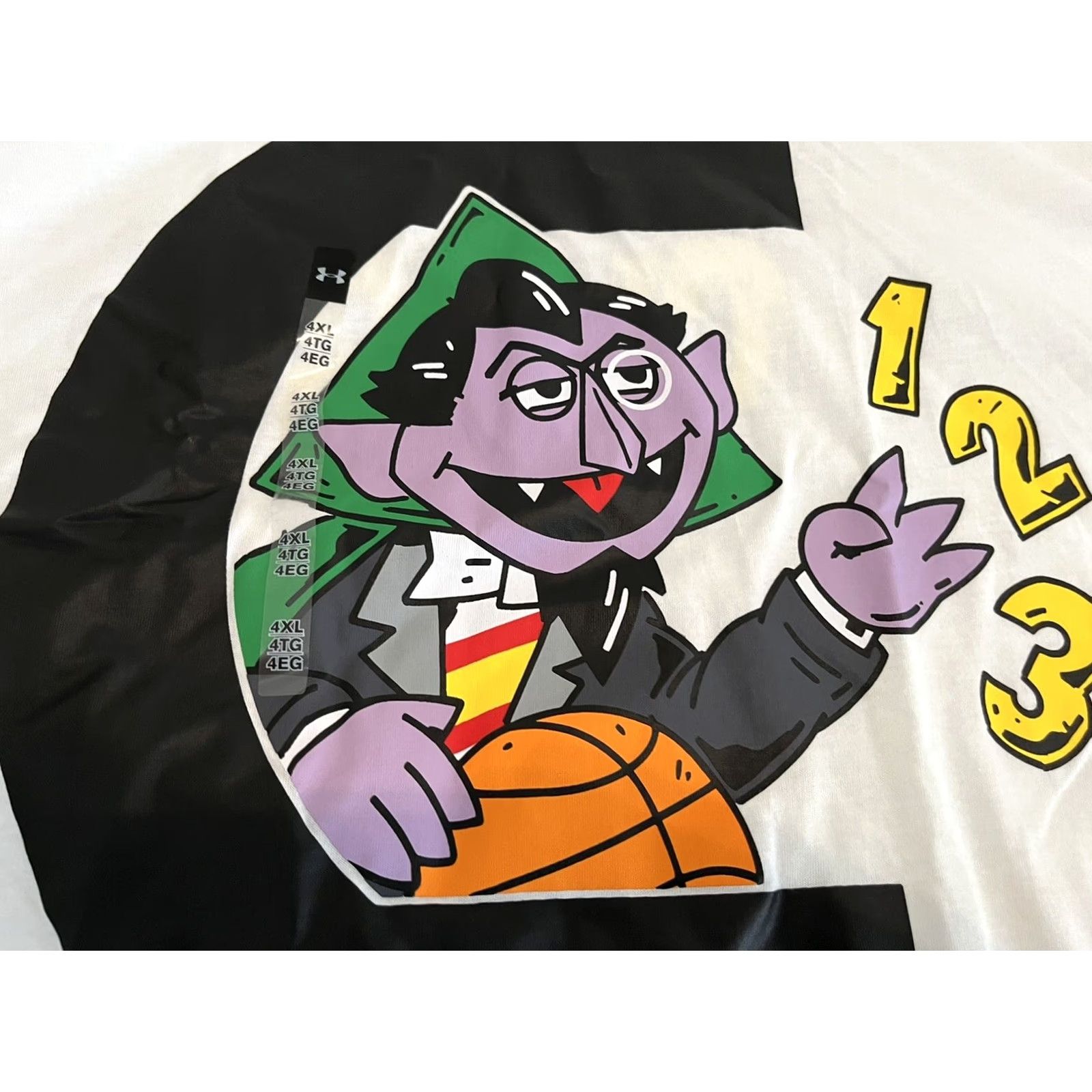 Under Armour Under Armour Steph Curry Sesame Street Count It White Long Sleeve Shirt Mens 4XL Size US XXL / EU 58 / 5 - 2 Thumbnail