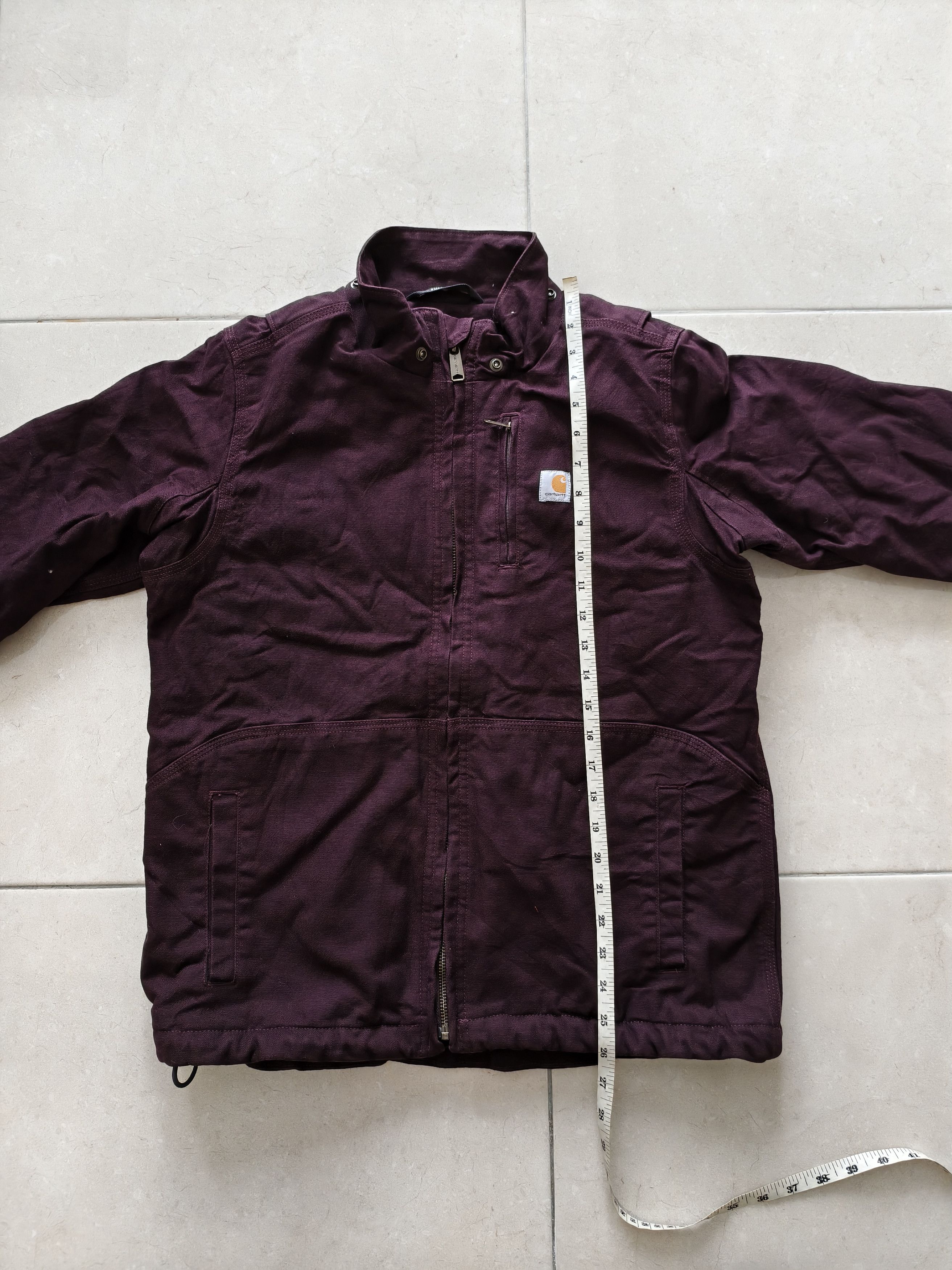 Carhartt × Carhartt Wip 🔥STEALS🔥Very Rare Carhartt Full Swing Burgundy Jacket Size US S / EU 44-46 / 1 - 10 Thumbnail