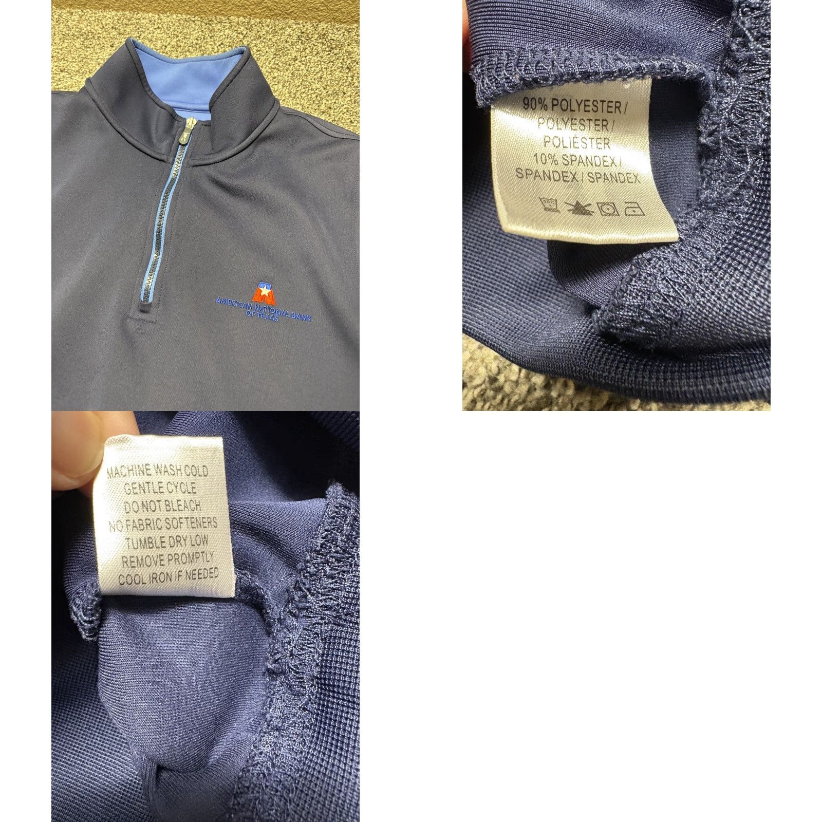 Vintage F&G Tech Vest Mens Large 1/4 Pullover Golf Fairway & Greene Polyester Spandex Vest Size US L / EU 52-54 / 3 - 8 Thumbnail