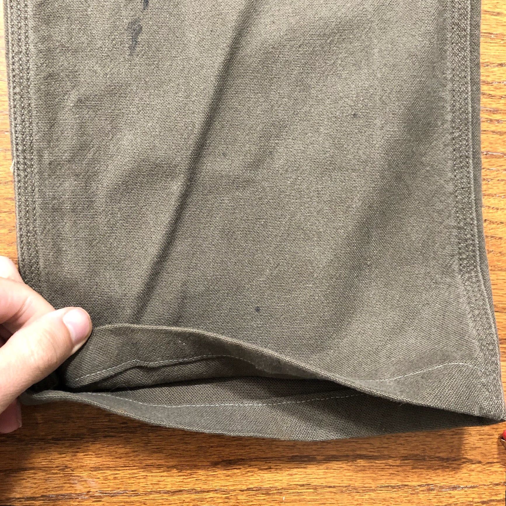 Carhartt Carhartt Pants Mens 36x30 Green Rugged Flex Relaxed Duck Utility Pant Casual Workwear Stretch 99% Cotton/1% Elastane Solid Flat Front Straight Mens Size US 36 / EU 52 - 4 Thumbnail
