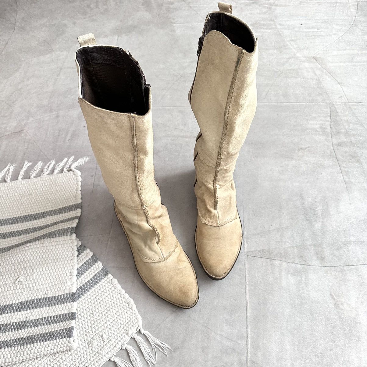 Dirk Bikkembergs Japan Patchwork Boxing Biker Boots Shoes As 98 Guidi Vibe Size US 8 / IT 38 - 5 Thumbnail