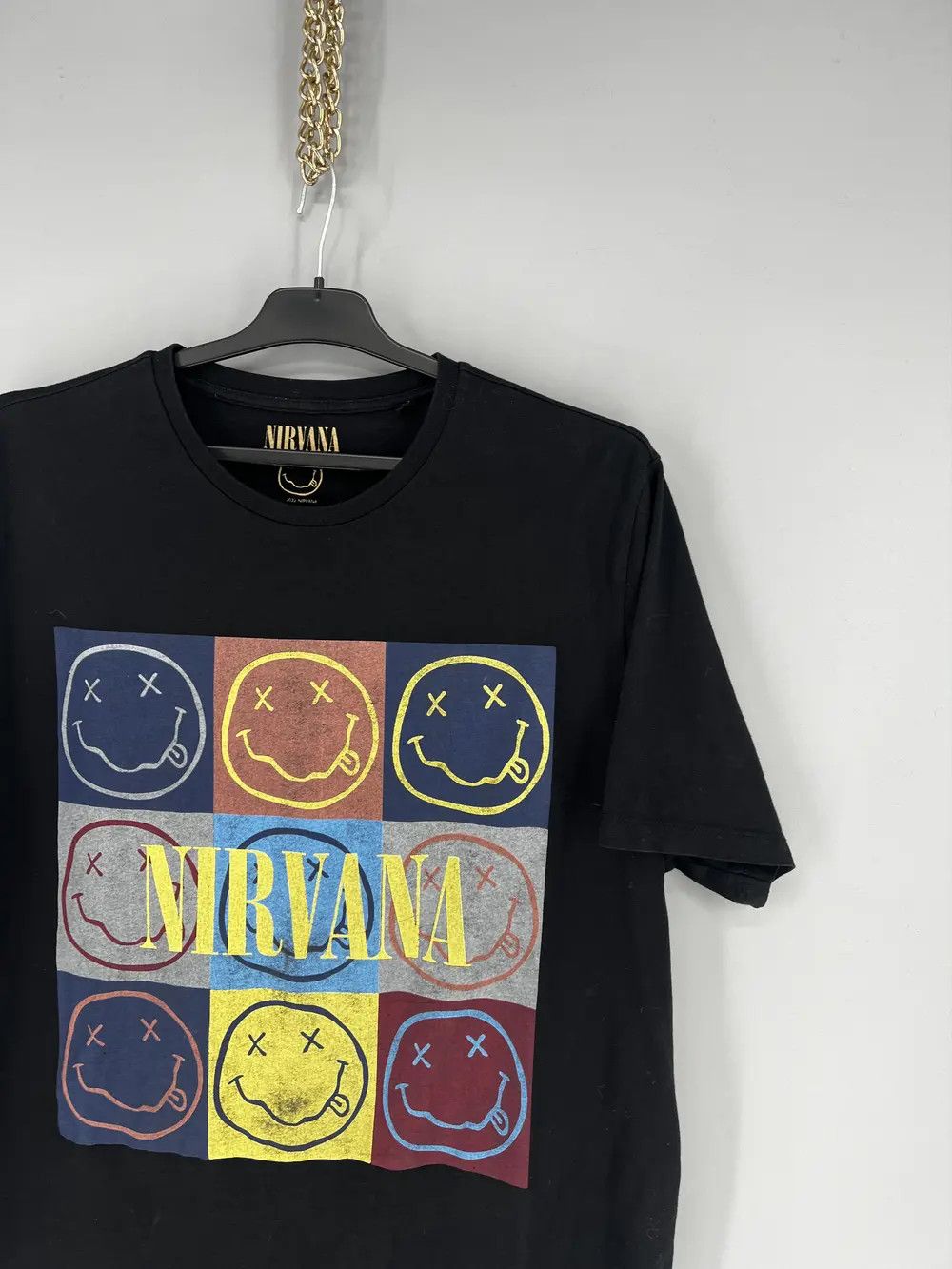 Band Tees × Vintage Nirvana Vintage Tee Men's Size L Black Short Sleeve Size US XXL / EU 58 / 5 - 5 Thumbnail