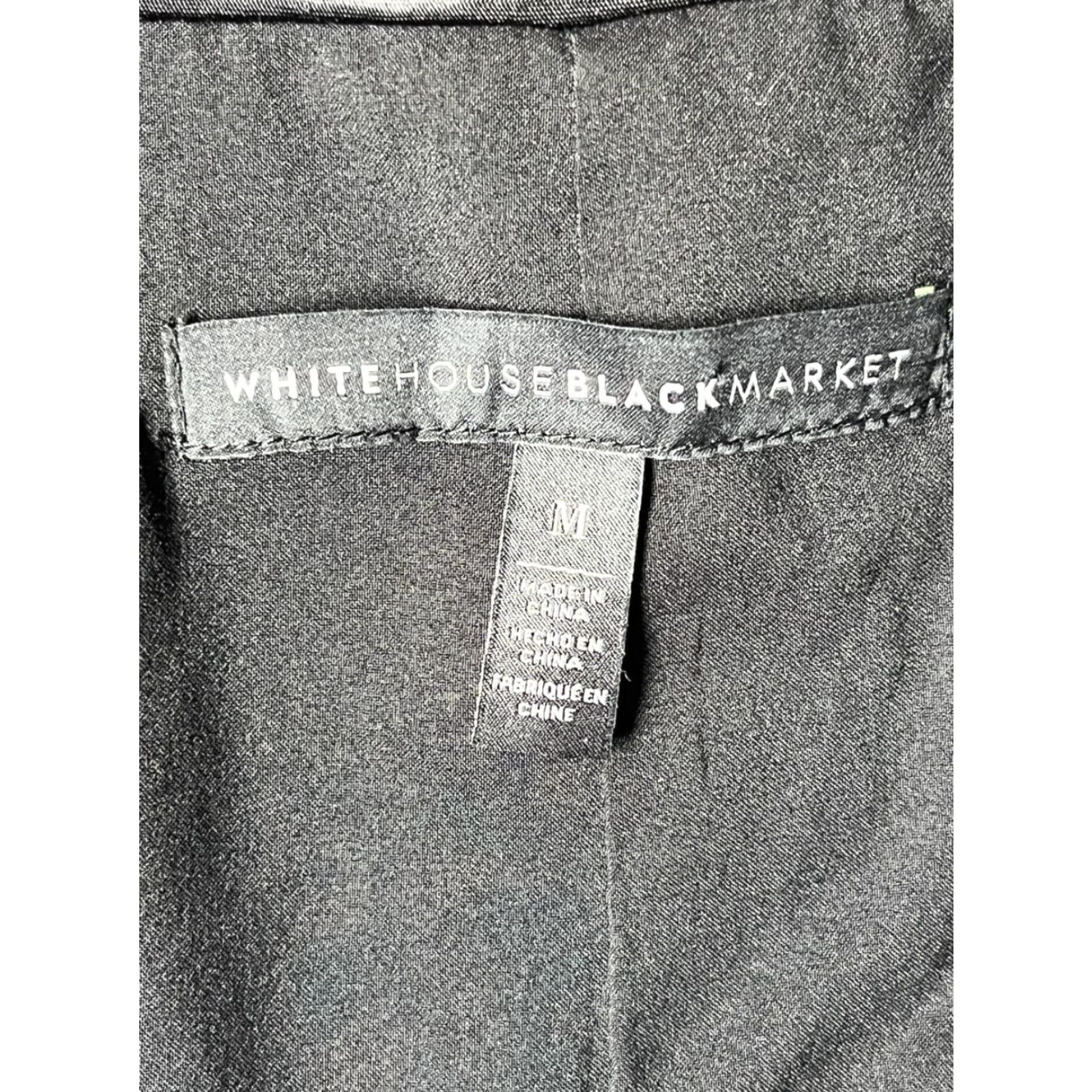 White House Black Market White House Black Market Vest Women Medium Gray Lined Faux Fur Sleeveless Wrap Hook & Eye Regular Mens Womens Girls Size M / US 6-8 / IT 42-44 - 5 Thumbnail
