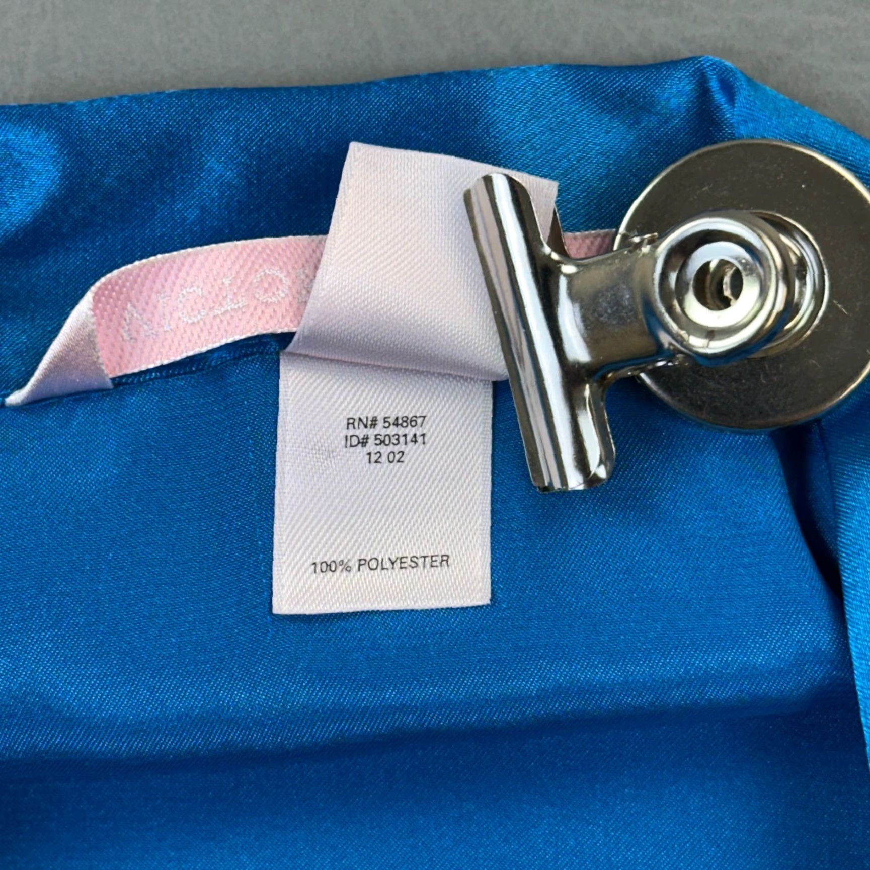 Victoria's Secret VINTAGE Victoria’s Secret Sleep Top Women’s Large Blue Satin Button Down Pajama Size L / US 10 / IT 46 - 6 Thumbnail