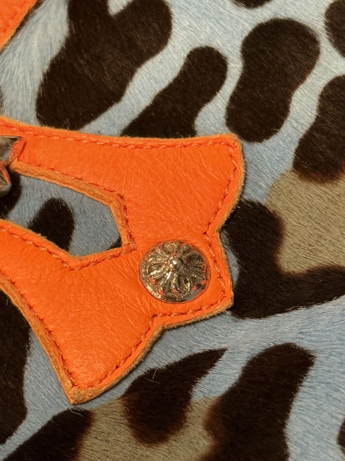 Chrome Hearts Chrome Hearts Blue Cheetah Lion Bag Size ONE SIZE - 19 Thumbnail