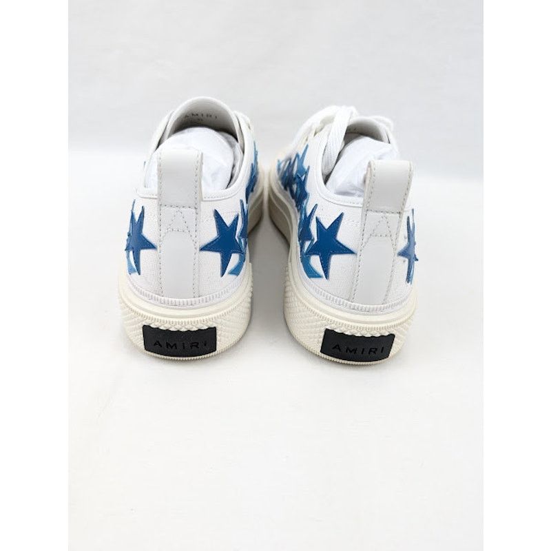 Amiri o1rshd1 Stars Court Low-Top Sneakers in Blue Size US 10 / EU 43 - 19 Thumbnail