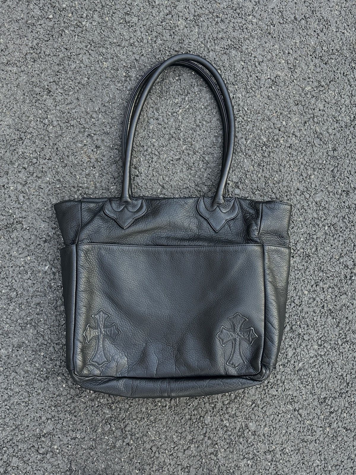 Chrome Hearts Shoulder Bag 4 Pockets 4 Cross Patch Tote Size ONE SIZE - 4 Thumbnail