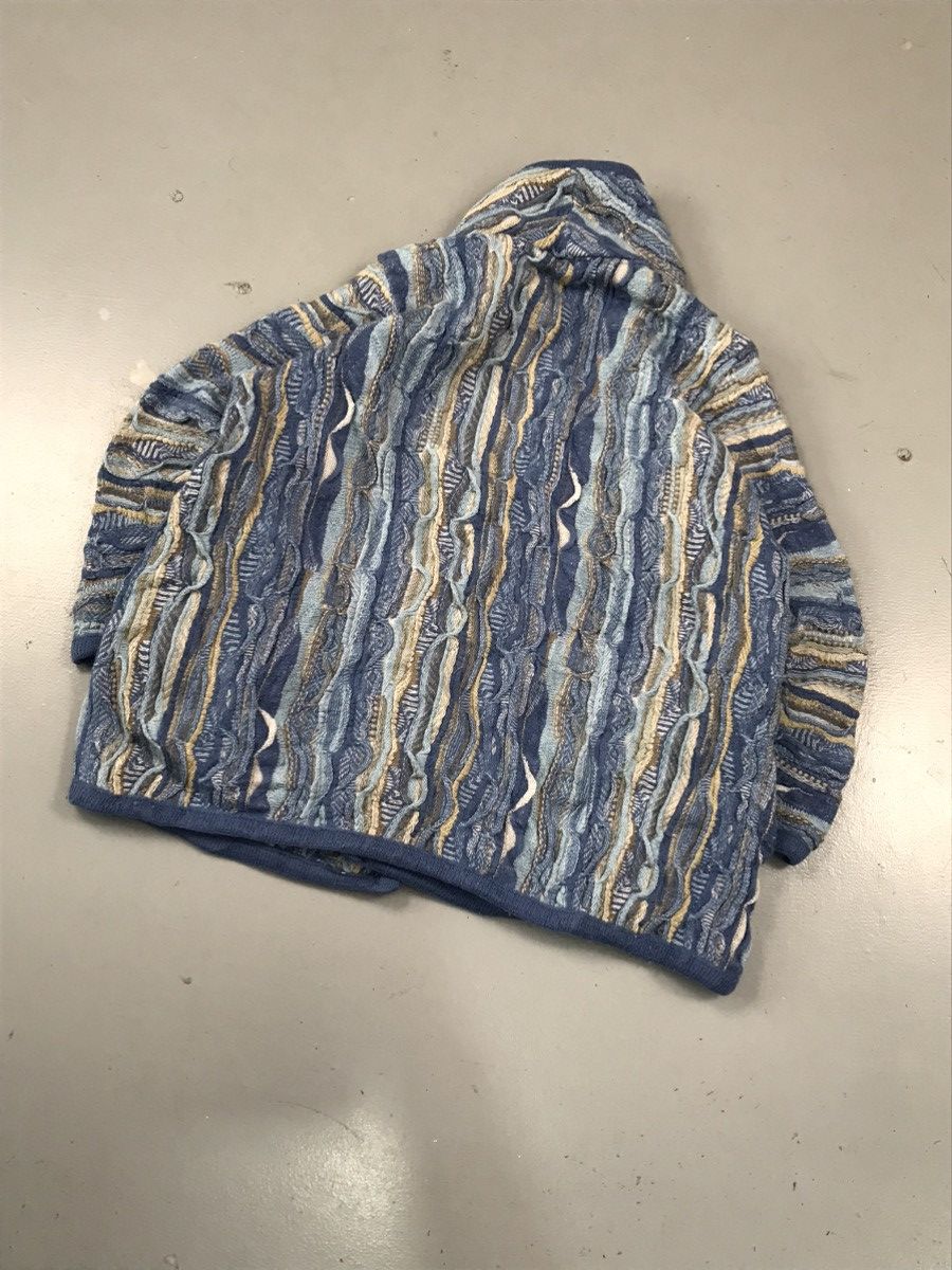 Designer × Vintage Vintage emaroo 3D knitting cardigan Size US M / EU 48-50 / 2 - 7 Thumbnail