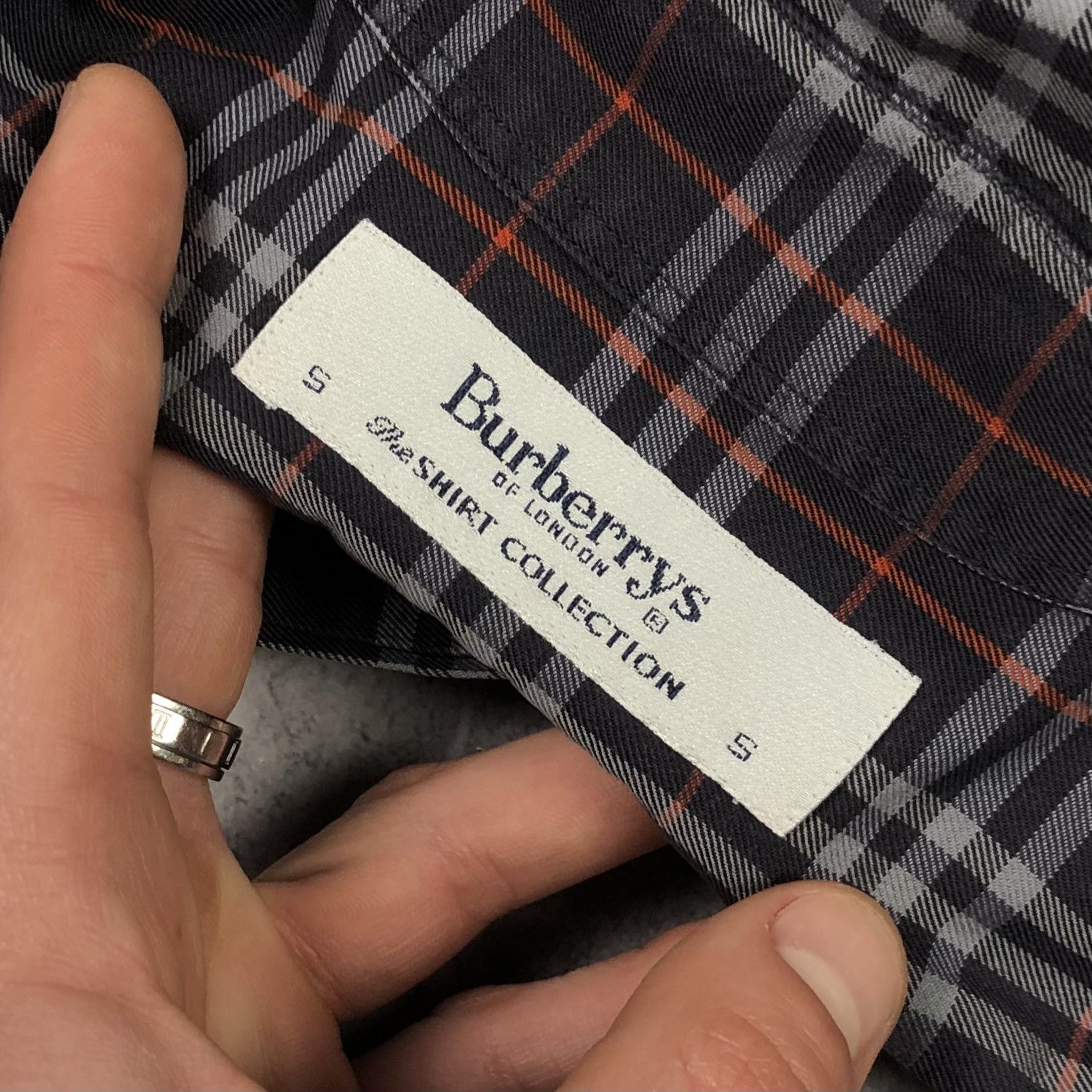 Burberry Vintage Burberrys Nova Check Plaid SS Button-up Shirt 90s Size US S / EU 44-46 / 1 - 3 Thumbnail