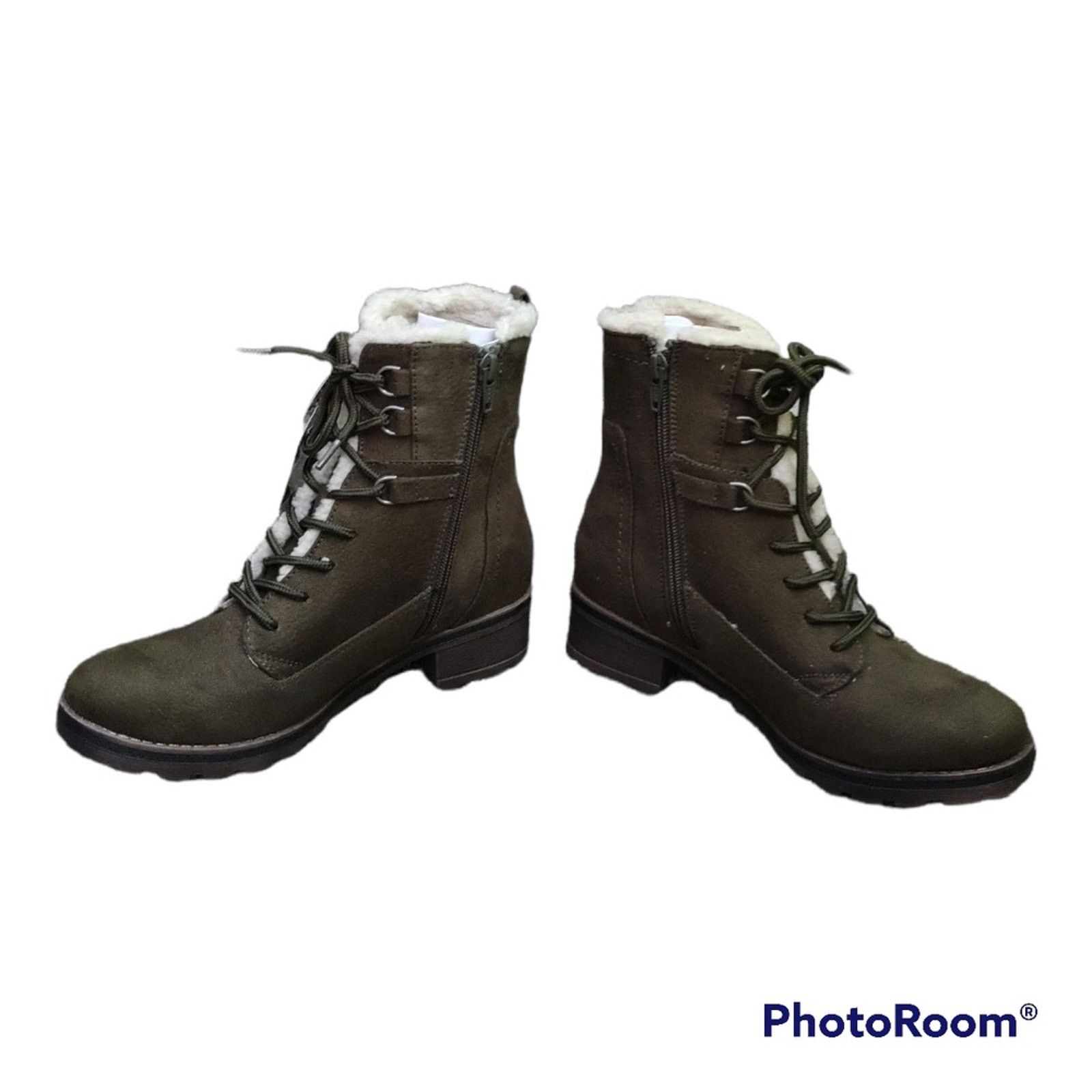 Sonoma Sonoma Goods For Life Platypus Sherpa-Lined Combat Boots 6.5 Size US 6.5 / IT 36.5 - 6 Thumbnail