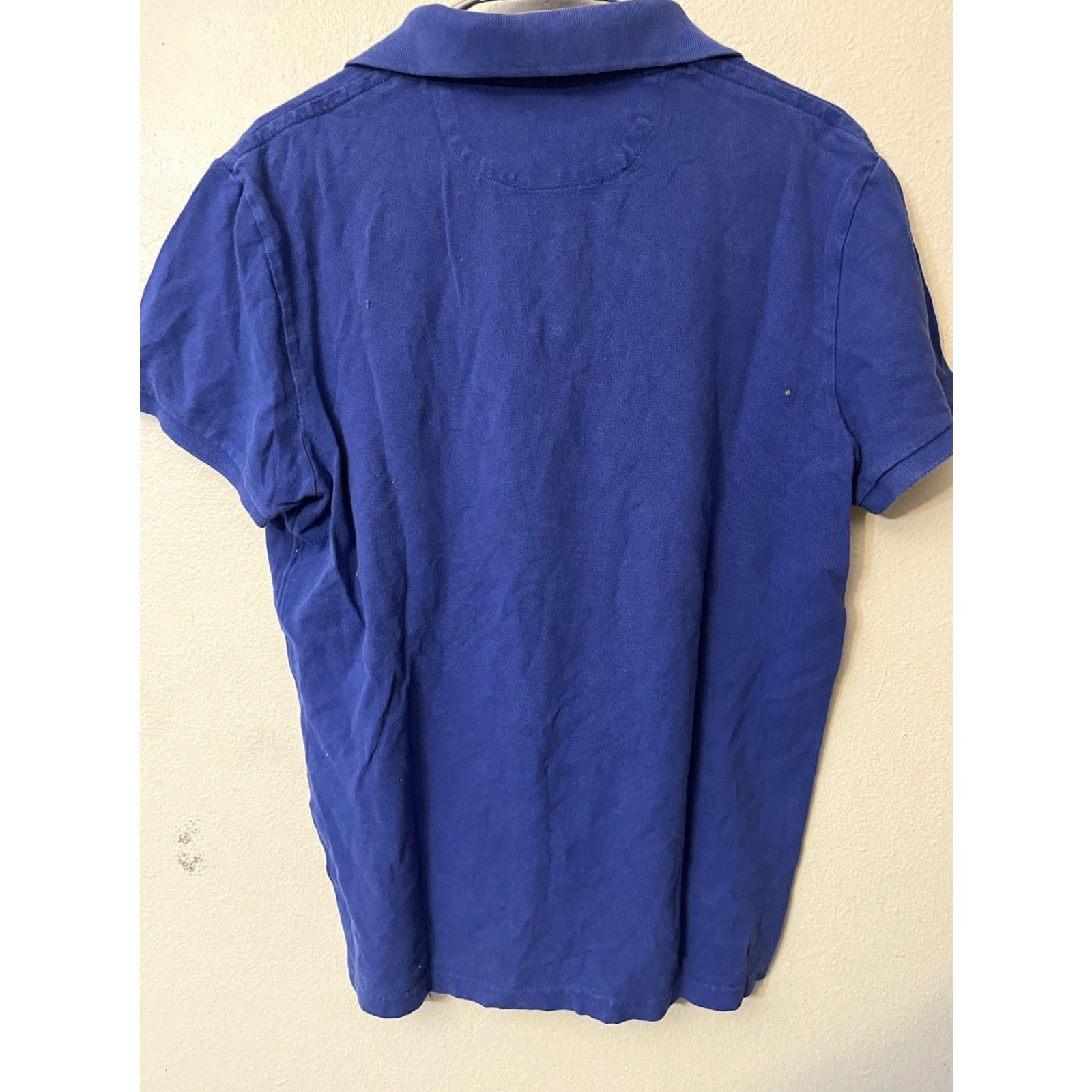 American Eagle Outfitters AMERICAN EAGLE OUTFITTERS Polo Shirt Men Blue Athletic Solid SZ M Regular Short Sleeve Size US M / EU 48-50 / 2 - 3 Thumbnail