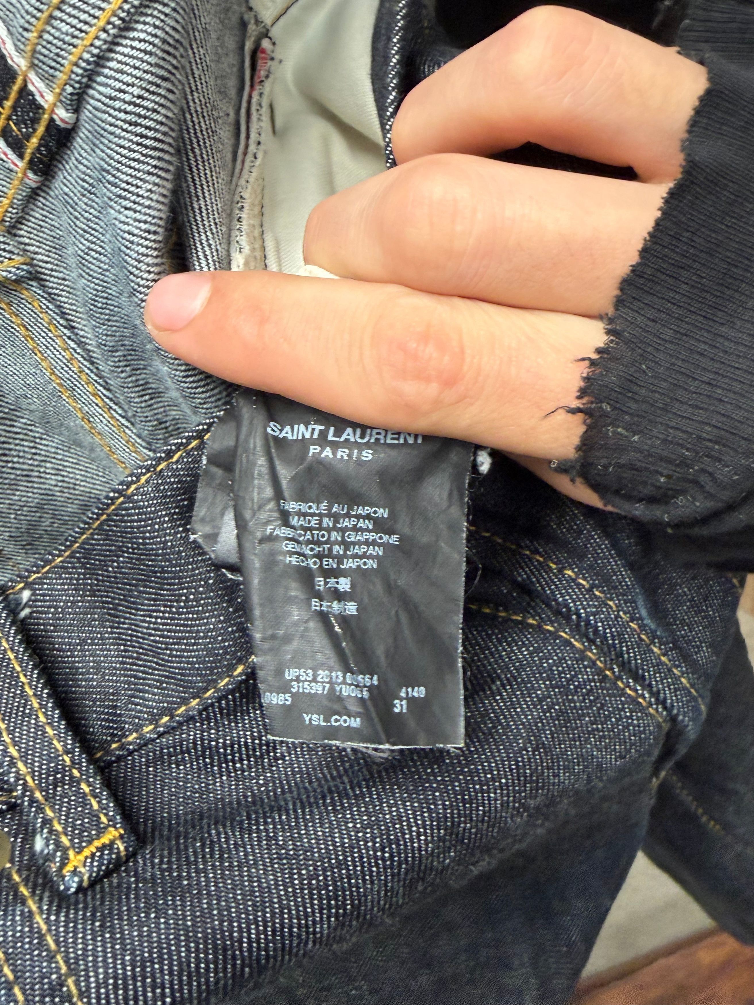 Saint Laurent Paris SS2013 Saint Laurent by Hedi Slimane ‘D03’ Selvedge Denim Size US 31 - 5 Thumbnail
