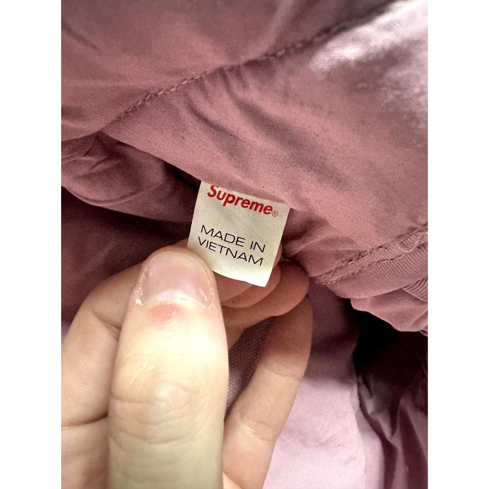 Supreme Supreme Tote Bag Purple Cream Size ONE SIZE - 3 Thumbnail