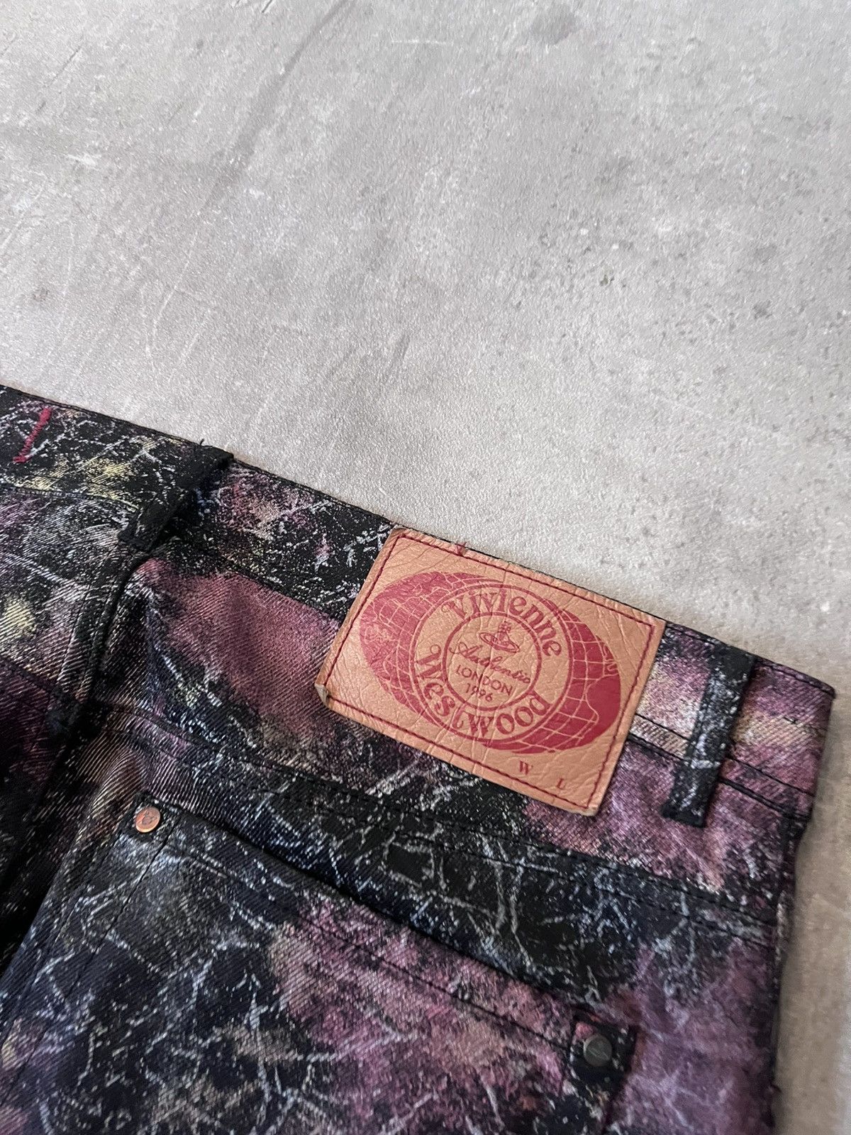 Vivienne Westwood Vivienne Westwood S/S 01 marbles jeans red label waxed feel Size US 32 / EU 48 - 8 Thumbnail