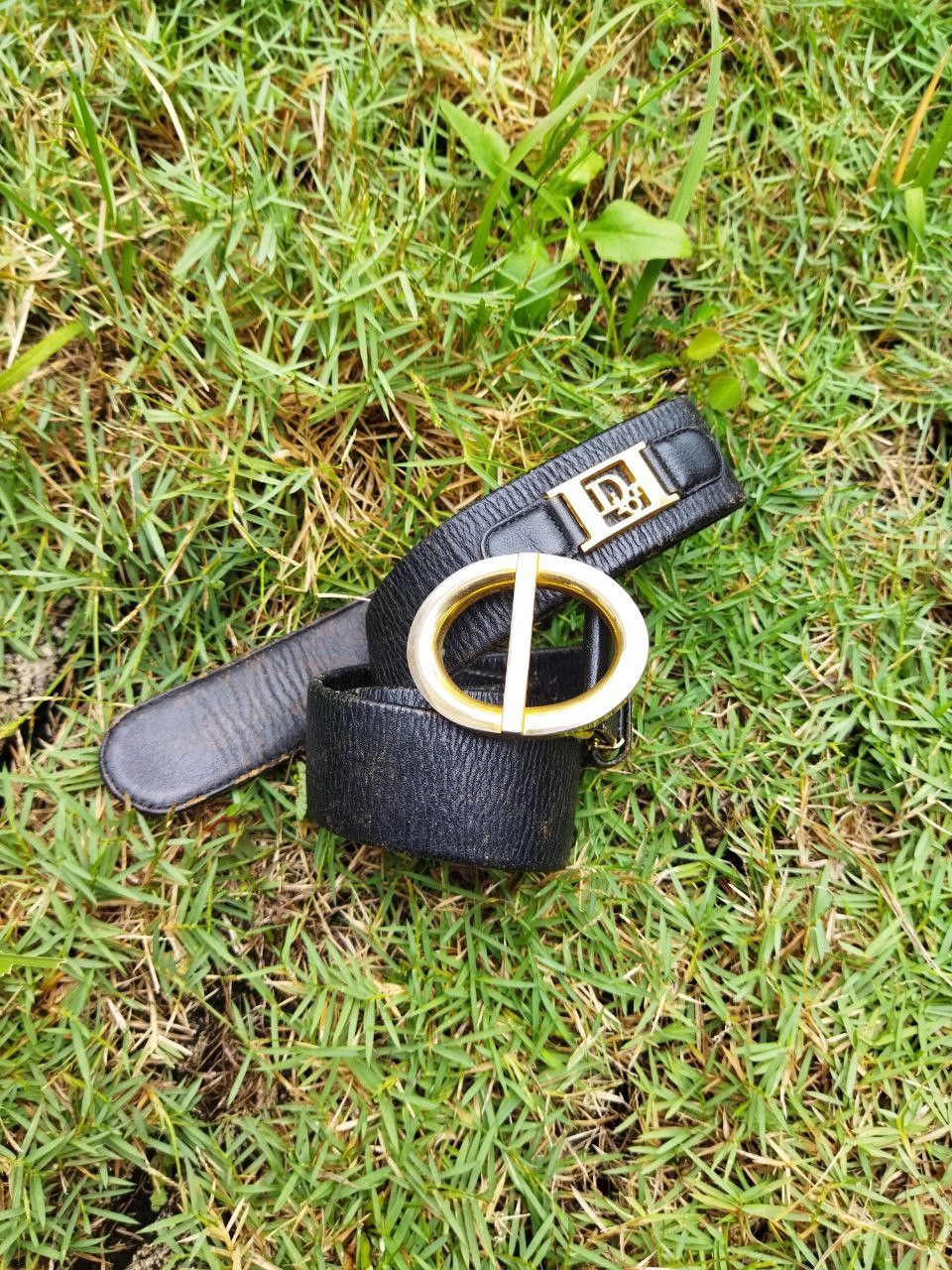 Christian Dior Monsieur Vintage Christian Dior Leather Belt Size ONE SIZE - 2 Thumbnail