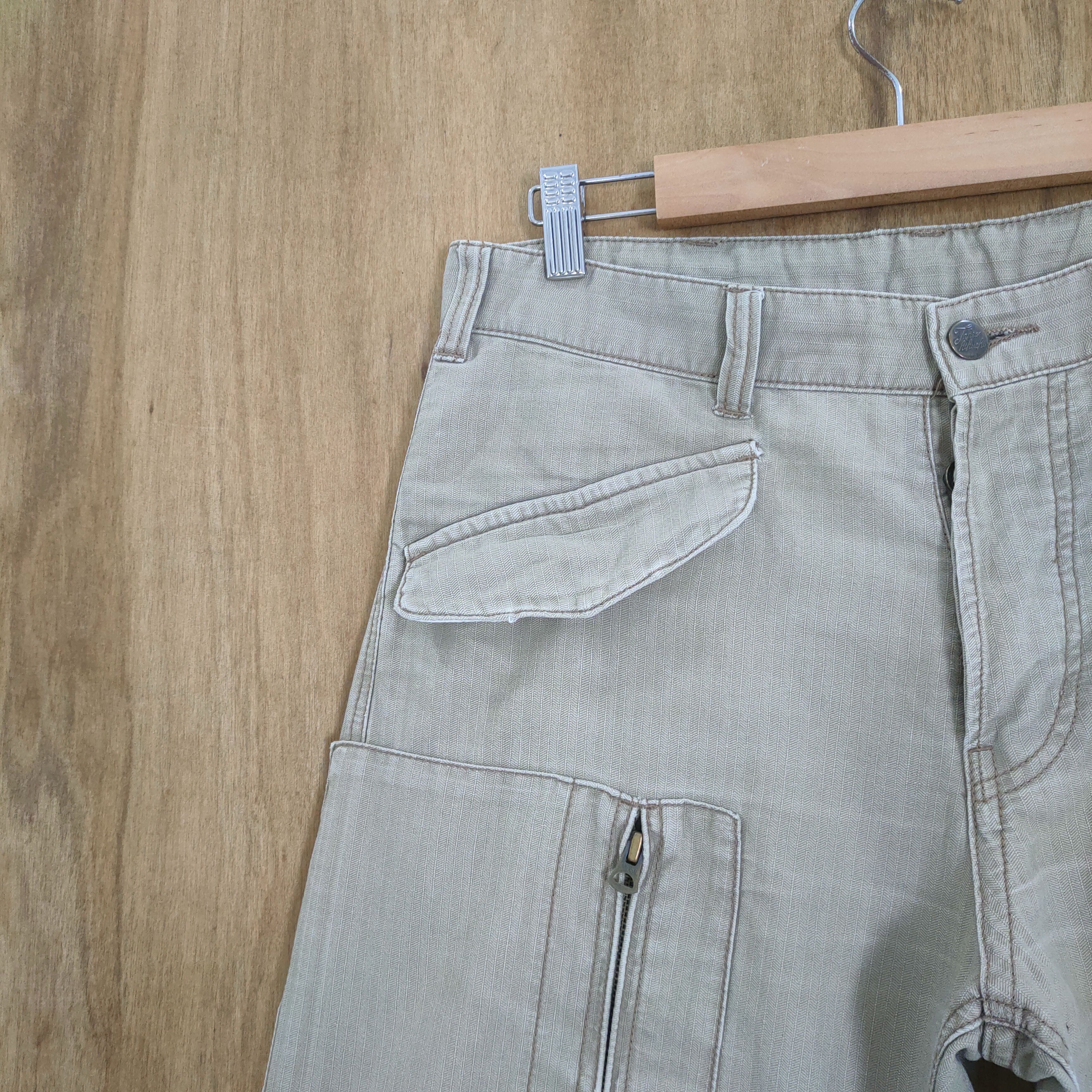 Japanese Brand × Takeo Kikuchi VINTAGE TAKEO KIKUCHI CARGO PANTS Size US 32 / EU 48 - 5 Thumbnail