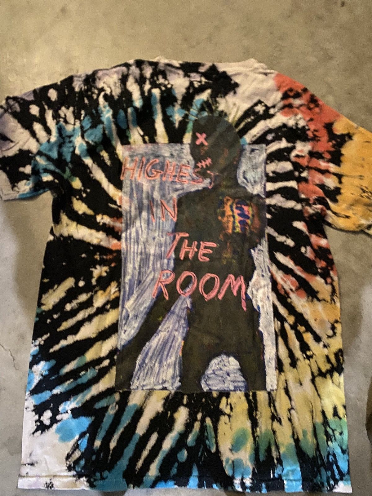 Travis Scott Travis Scott Highest In The Room Tie Dye Tee Astroworld Size US L / EU 52-54 / 3 - 1 Thumbnail