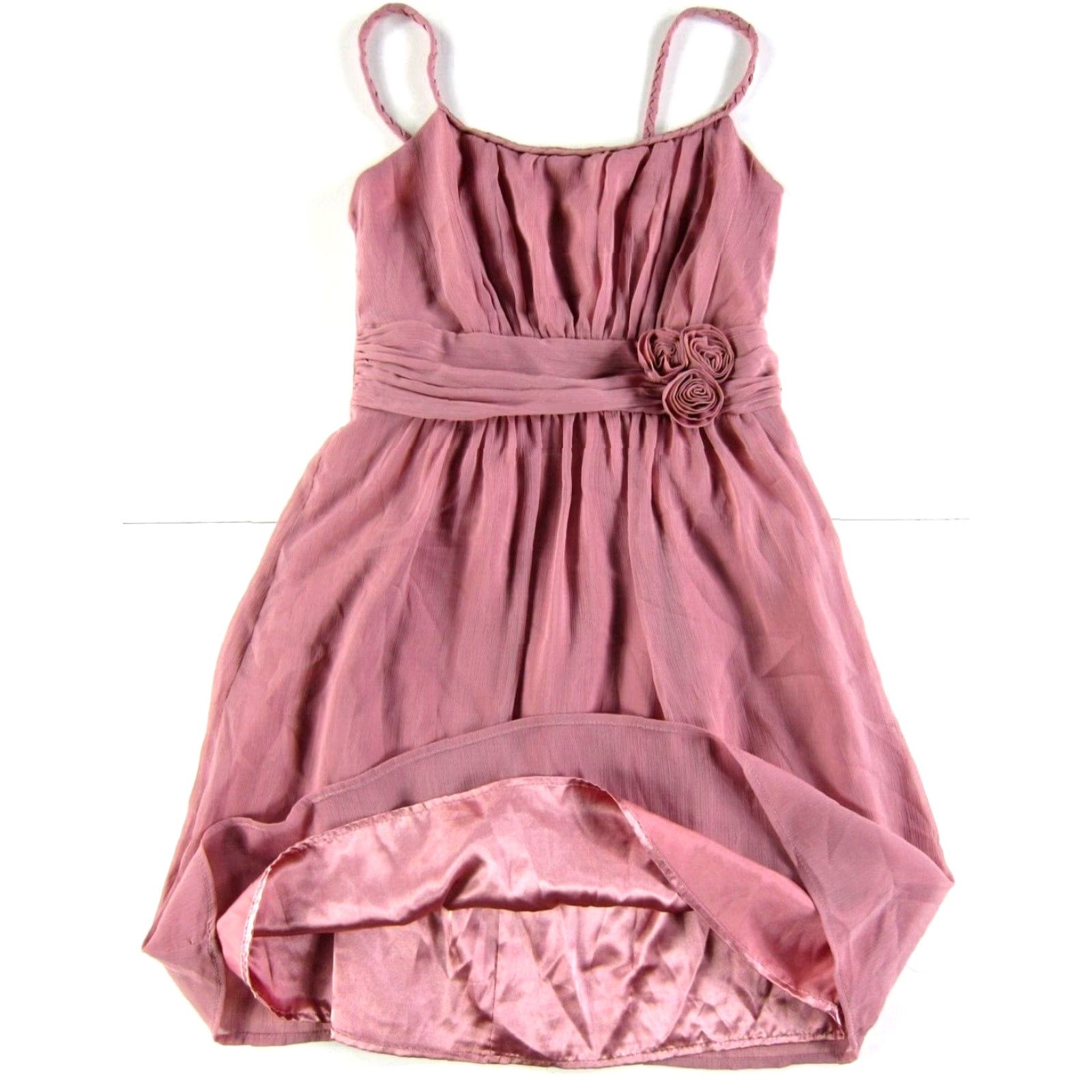 Vintage VINTAGE NWT ROMY Mauve Pink Floral Ruched Sheath Tank Slip Party Prom Heidi Dress Medium Size M / US 6-8 / IT 42-44 - 6 Thumbnail