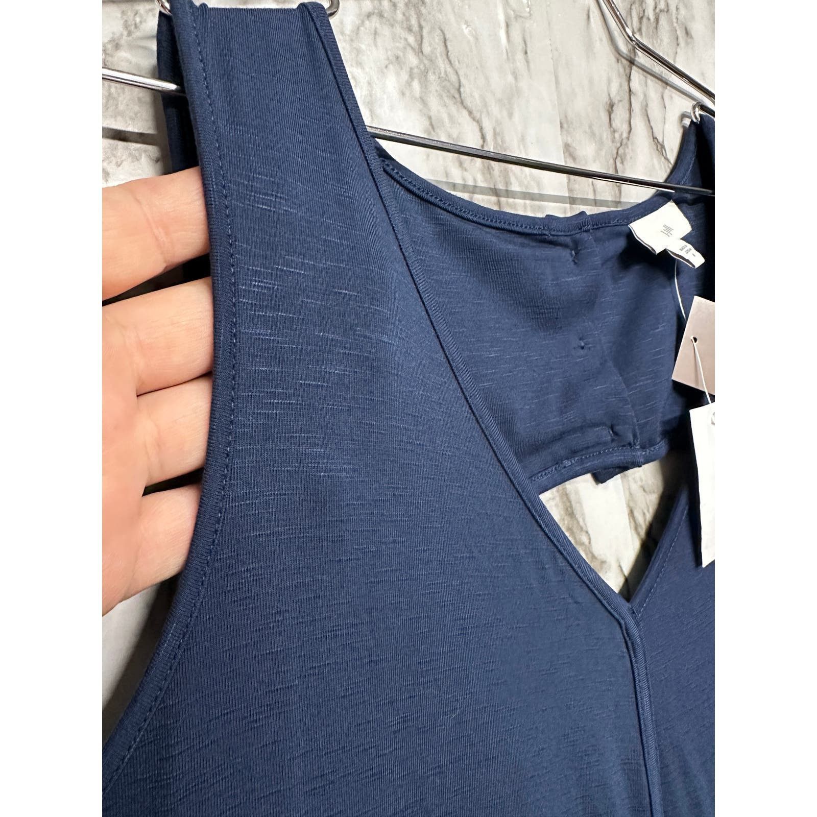 J. Jill J. Jill Cutout Sleeveless Everyday Tunic Maxi Dress Blue - M Size M / US 6-8 / IT 42-44 - 8 Thumbnail