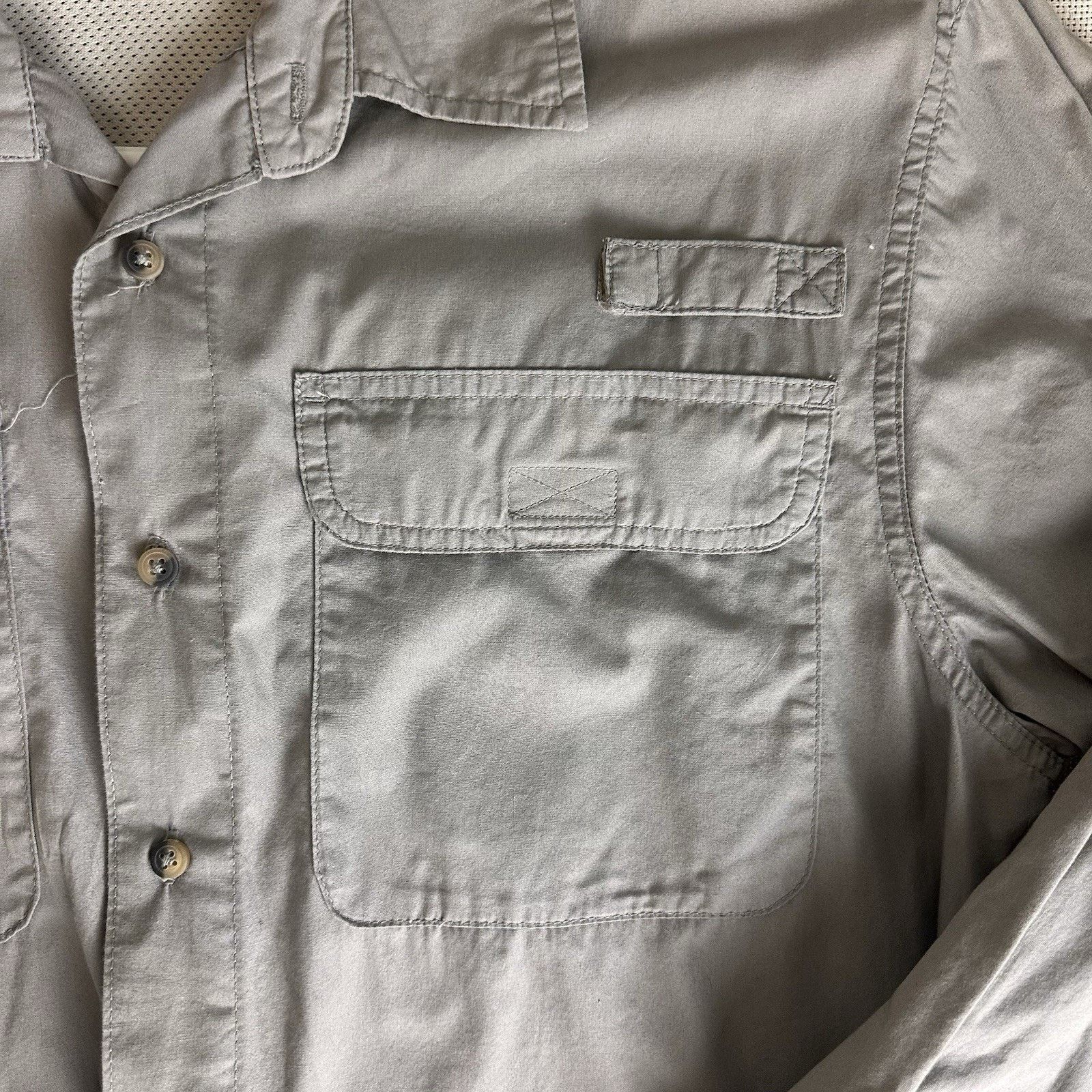 Wrangler Wrangler Shirt Mens Gray Button Down Work Casual Workwear Size US M / EU 48-50 / 2 - 4 Thumbnail