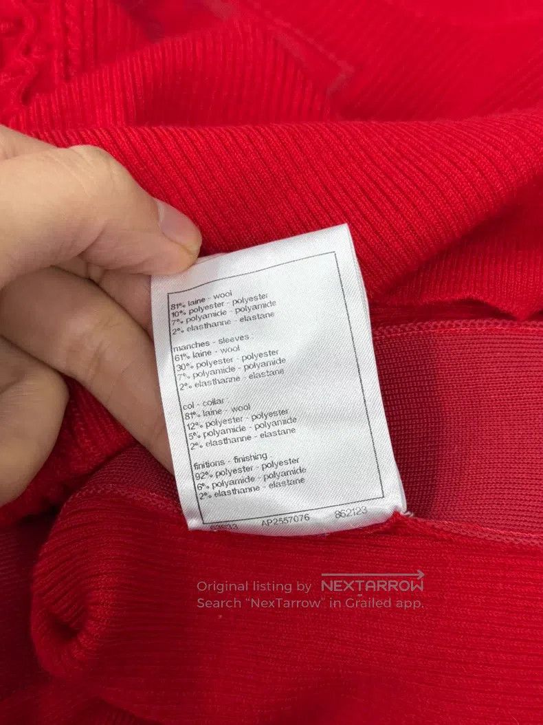 Chanel Chanel Ski series red woollen sweater long sleeves Size XXS / US 00 / IT 34 - 6 Thumbnail