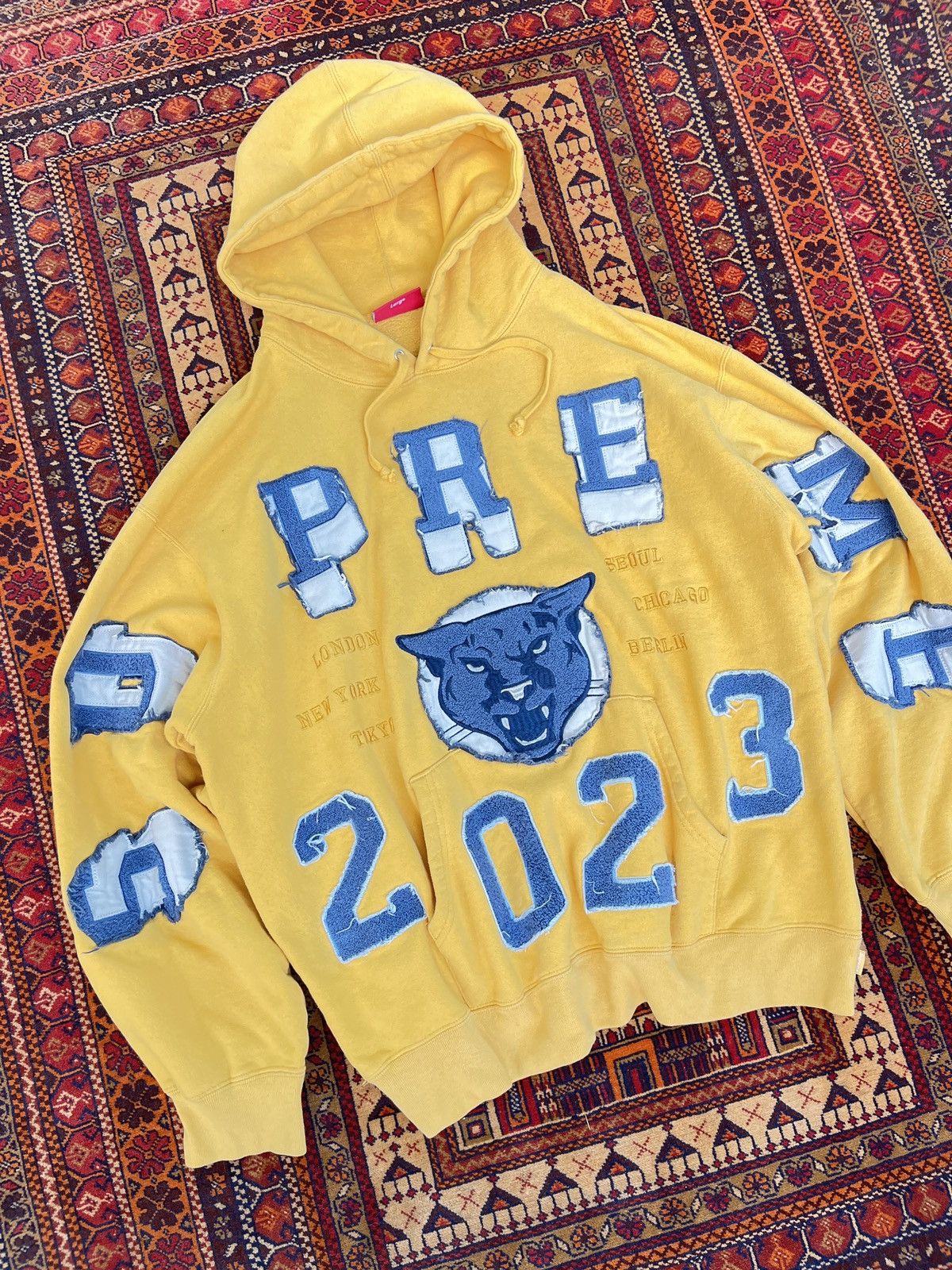 Supreme Supreme Washed Panther hoodie Size US L / EU 52-54 / 3 - 2 Thumbnail