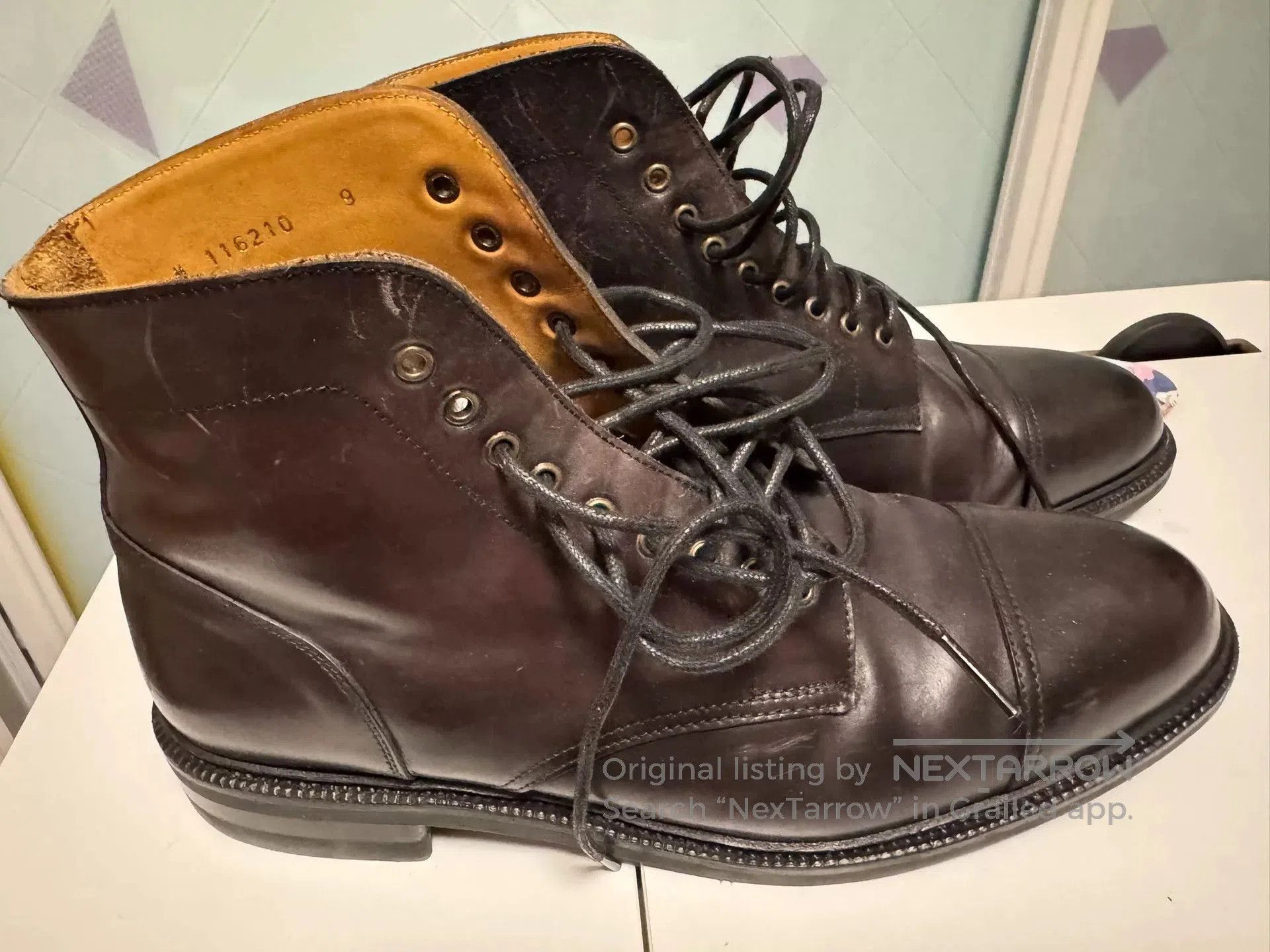 Meermin Meermin Shell Cordovan Captoe High. Size US 10 / EU 43 - 1 Thumbnail
