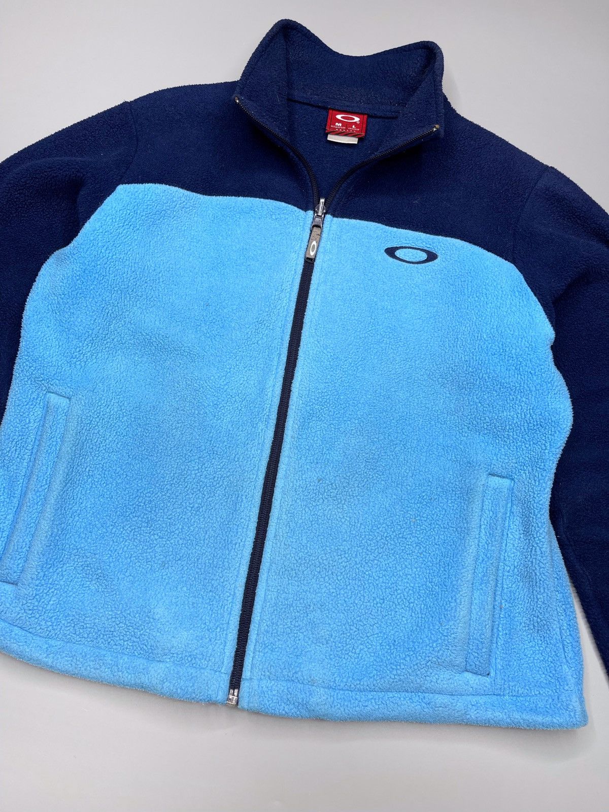 Japanese Brand × Oakley Vintage Y2k Oakley Fleece Zip Jacket Size M / US 6-8 / IT 42-44 - 3 Thumbnail