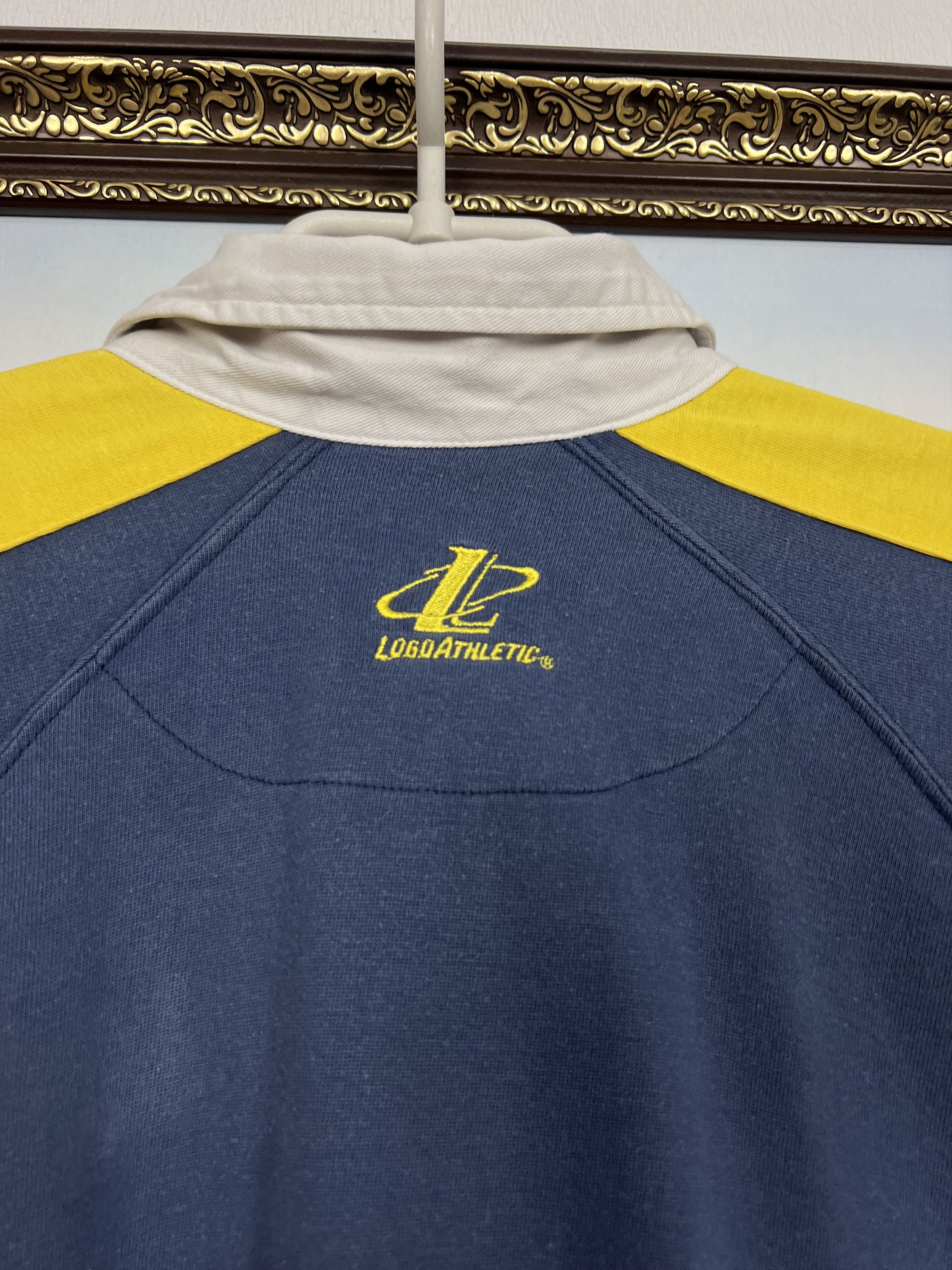 Logo Athletic Indiapa Pacers NBA Long Sleeve Jersey Blue Yellow Sweatshirt Size US M / EU 48-50 / 2 - 10 Thumbnail
